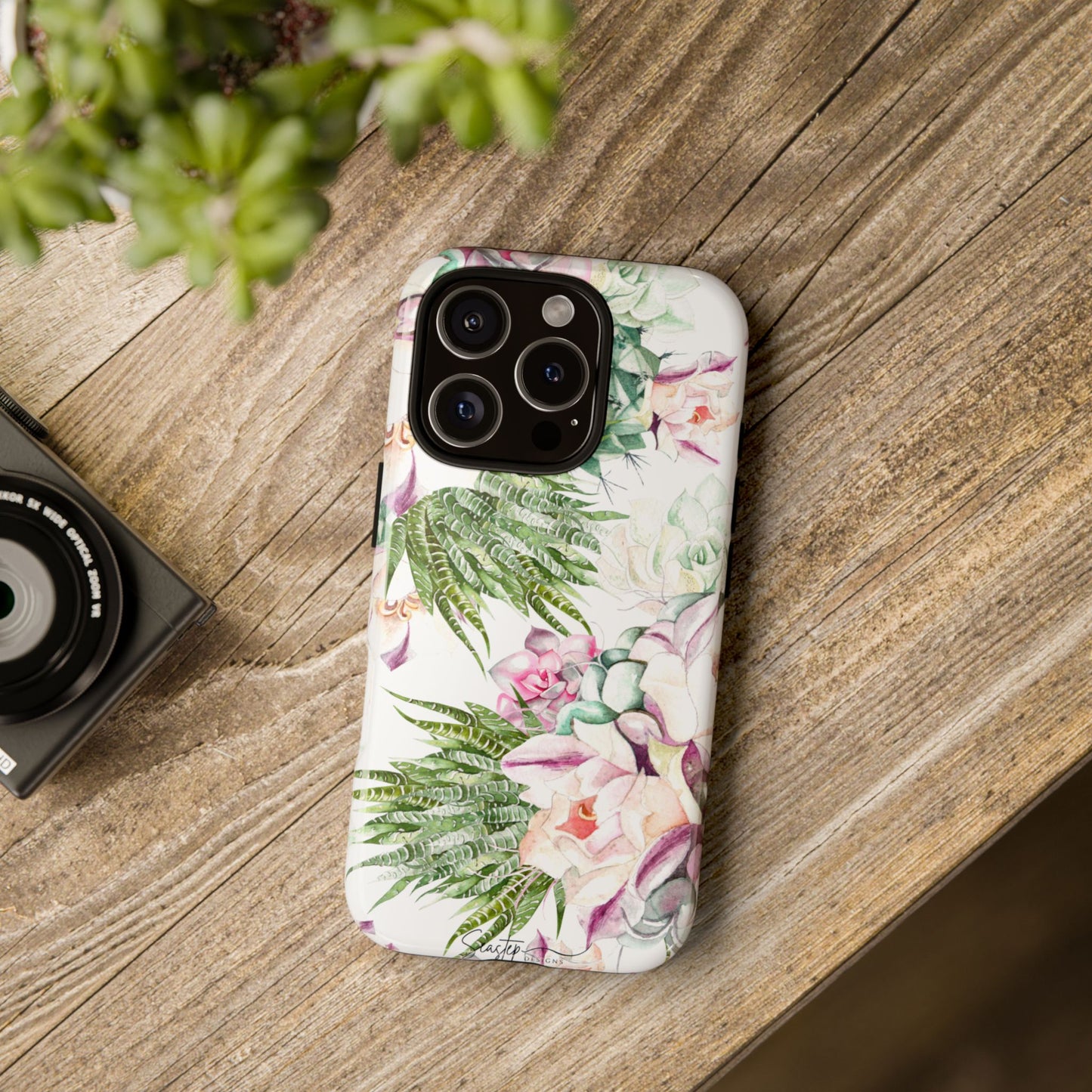 Succulent Floral Tough Phone Case