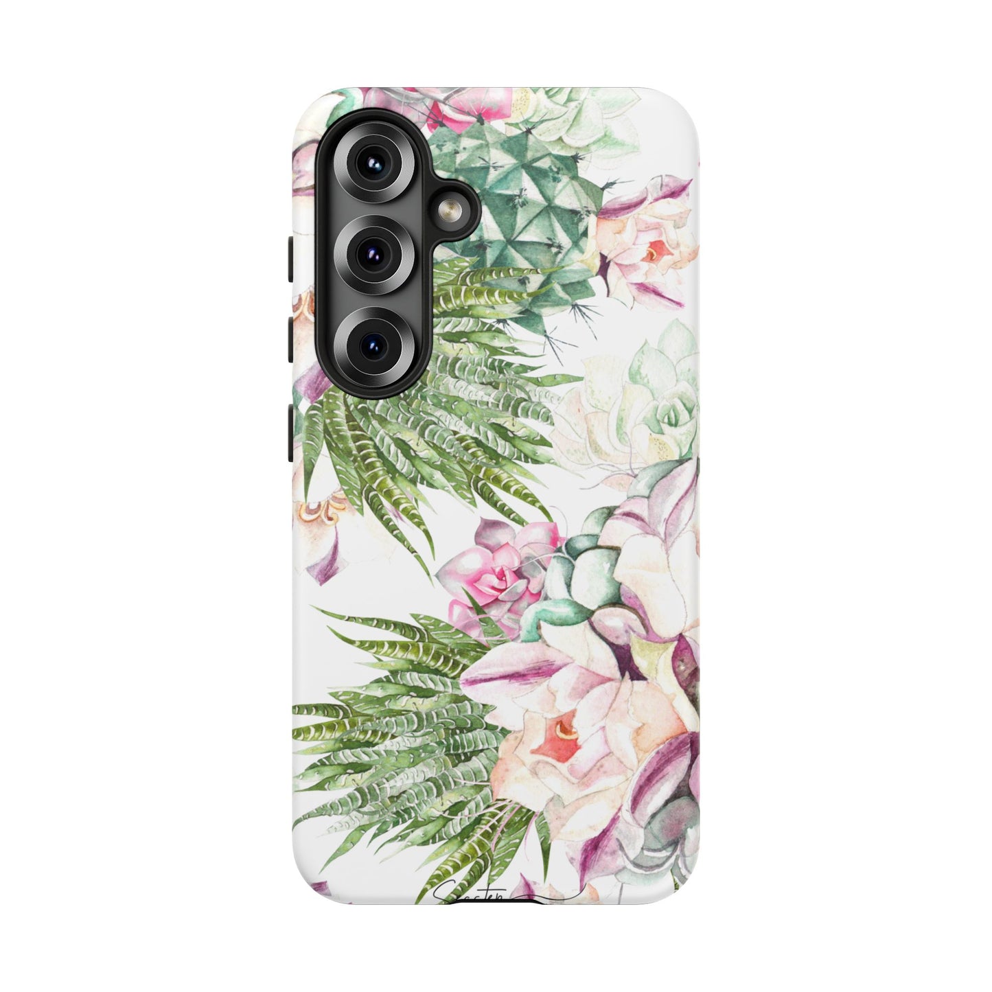 Succulent Floral Tough Phone Case