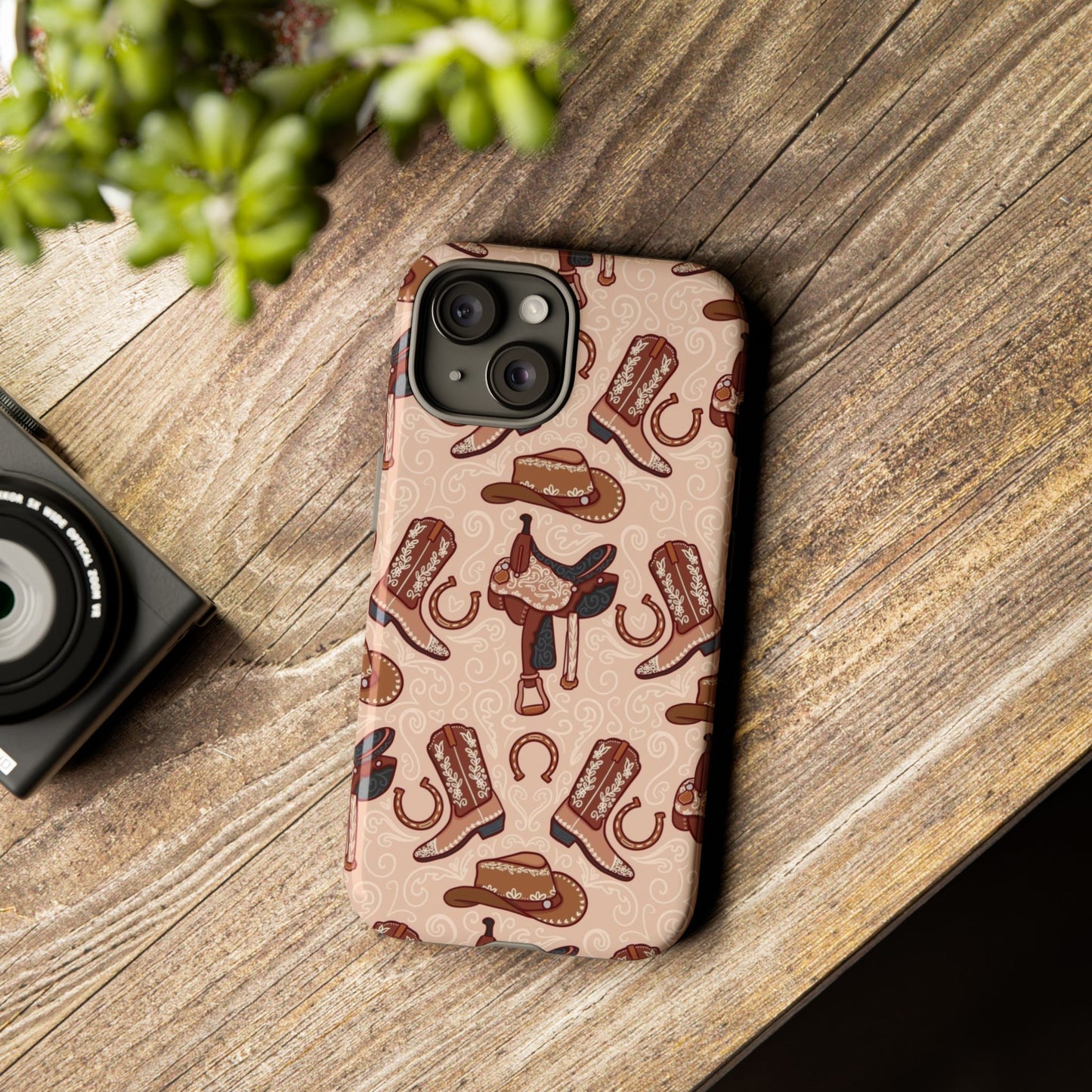 Western Cowboy Tough Phone Case