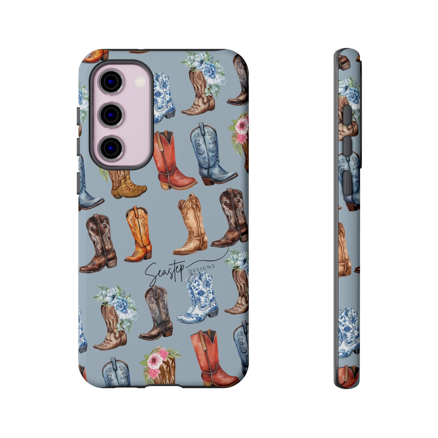 Denim Cowboy Boot Phone Case