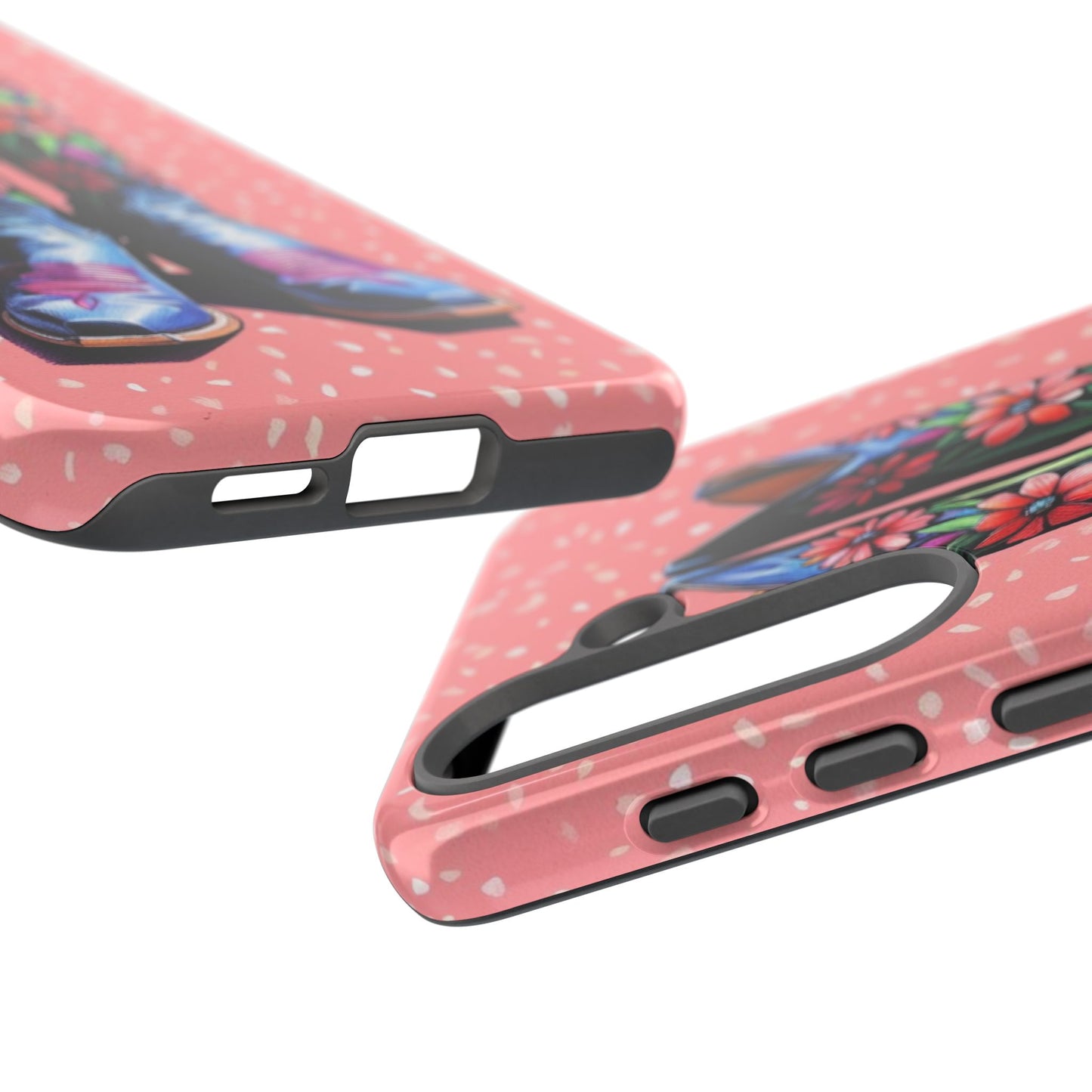 Flowered Cowboy Boots Tough Case