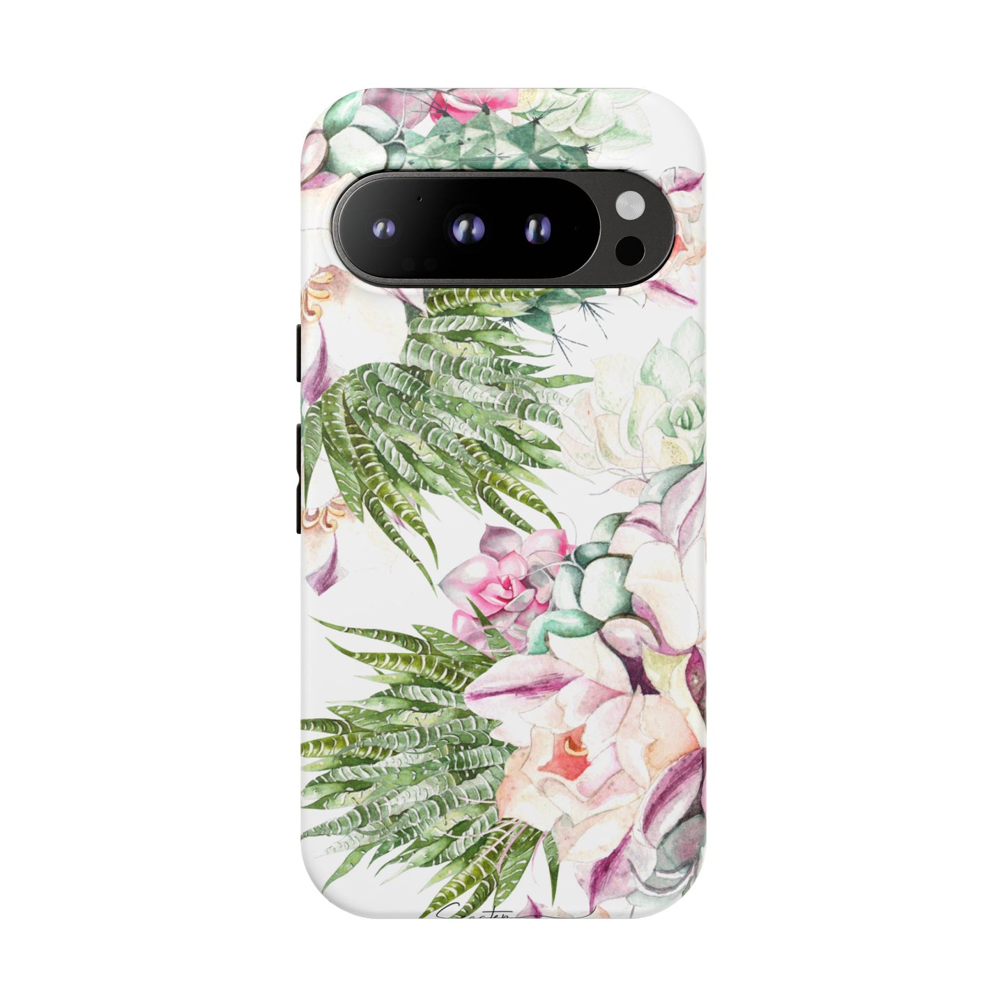 Succulent Floral Tough Phone Case