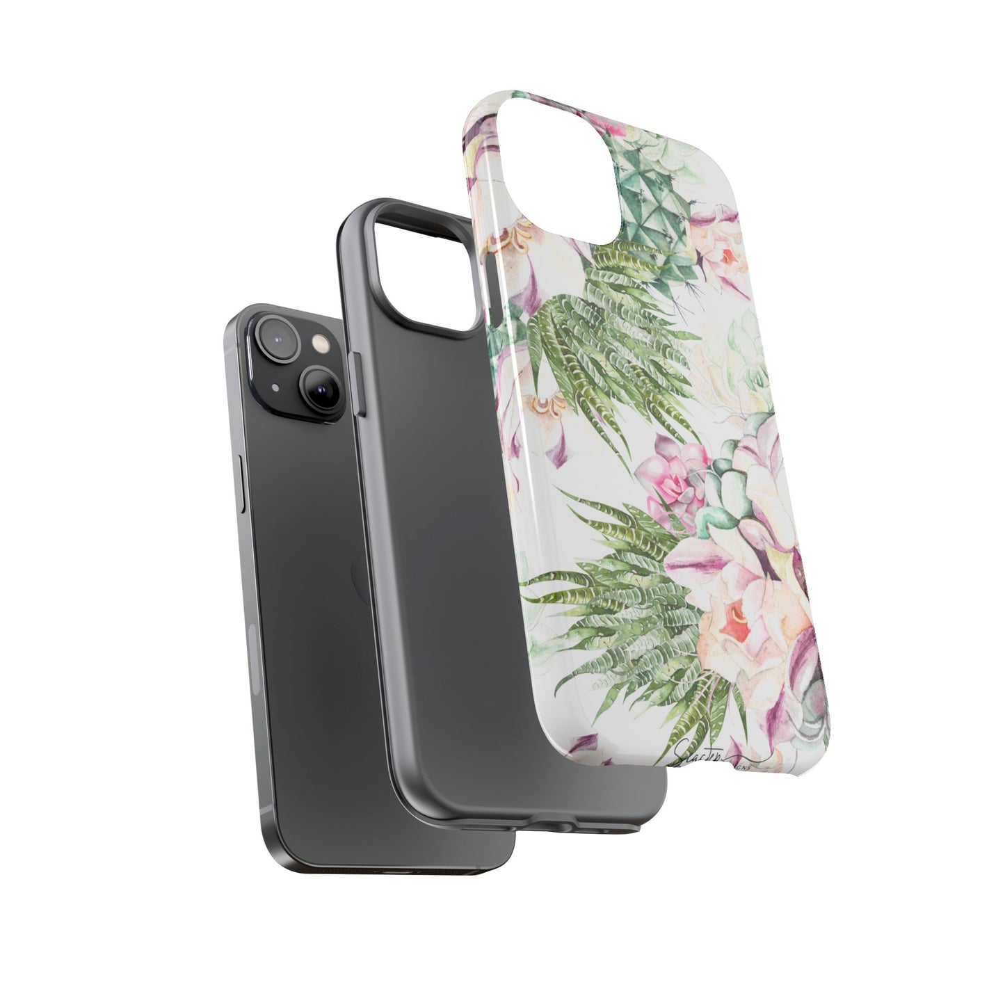 Succulent Floral Tough Phone Case