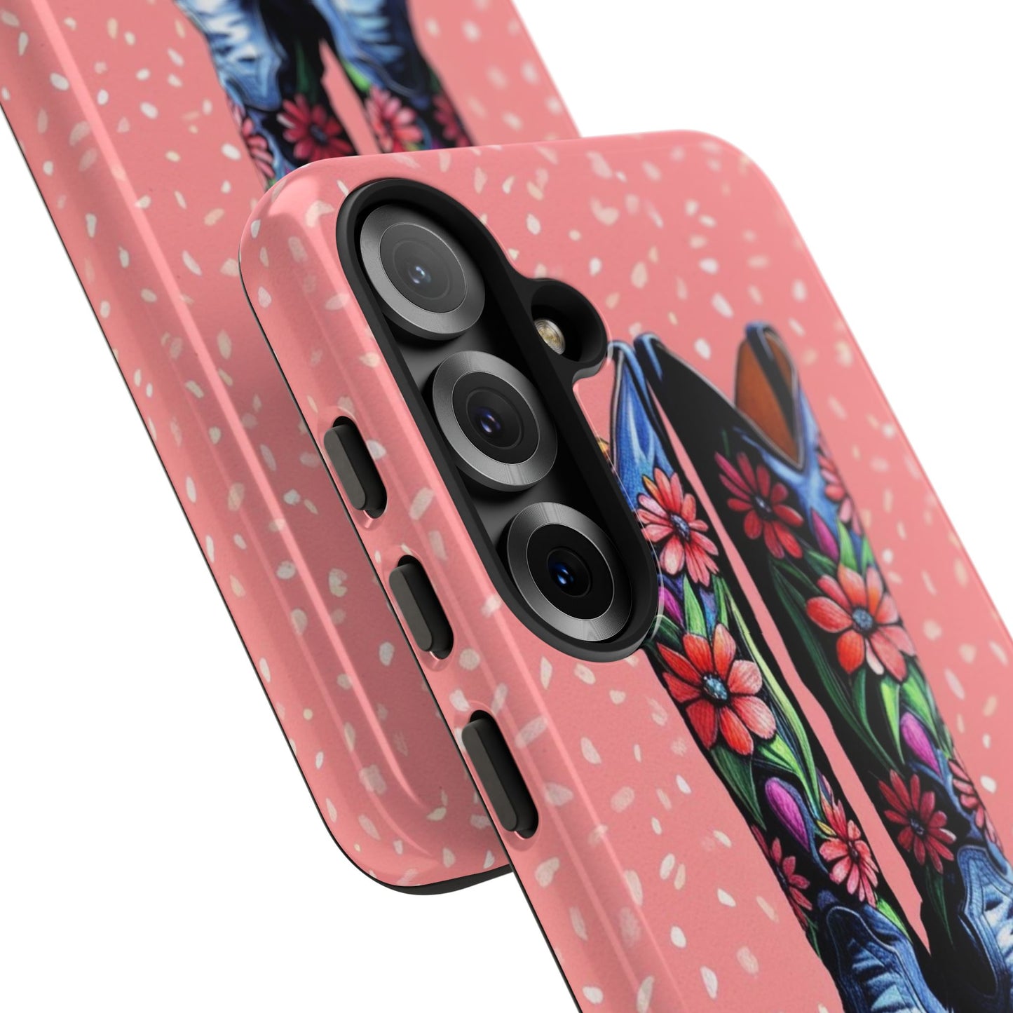 Flowered Cowboy Boots Tough Case