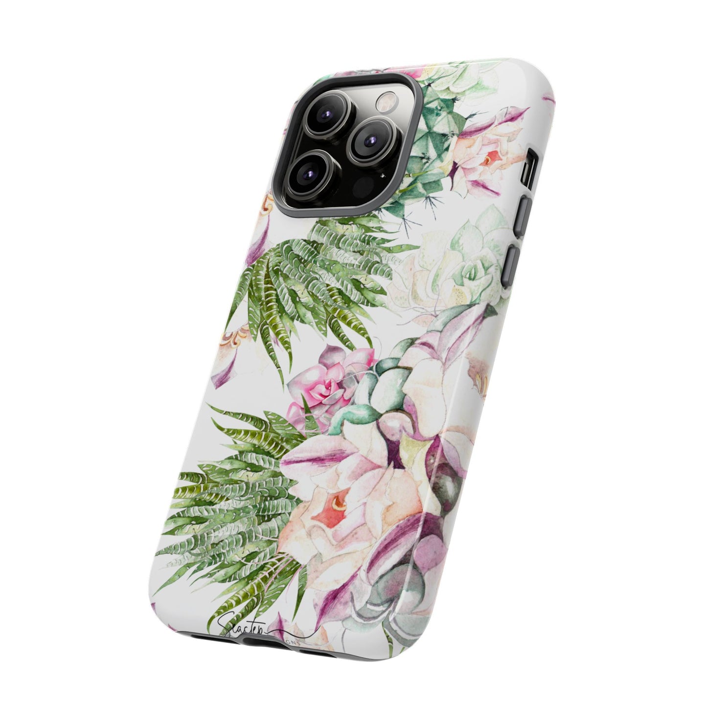 Succulent Floral Tough Phone Case