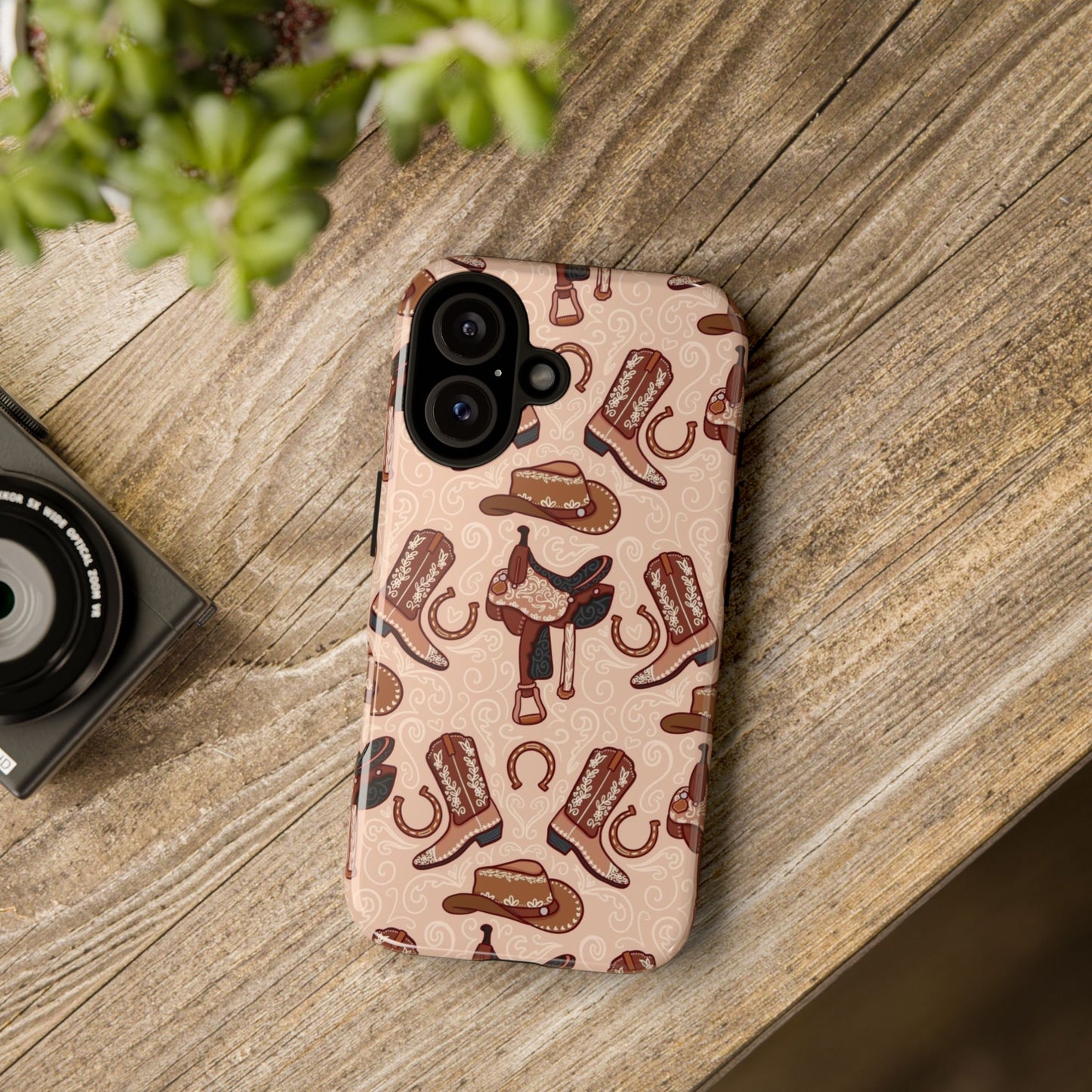 Western Cowboy Tough Phone Case