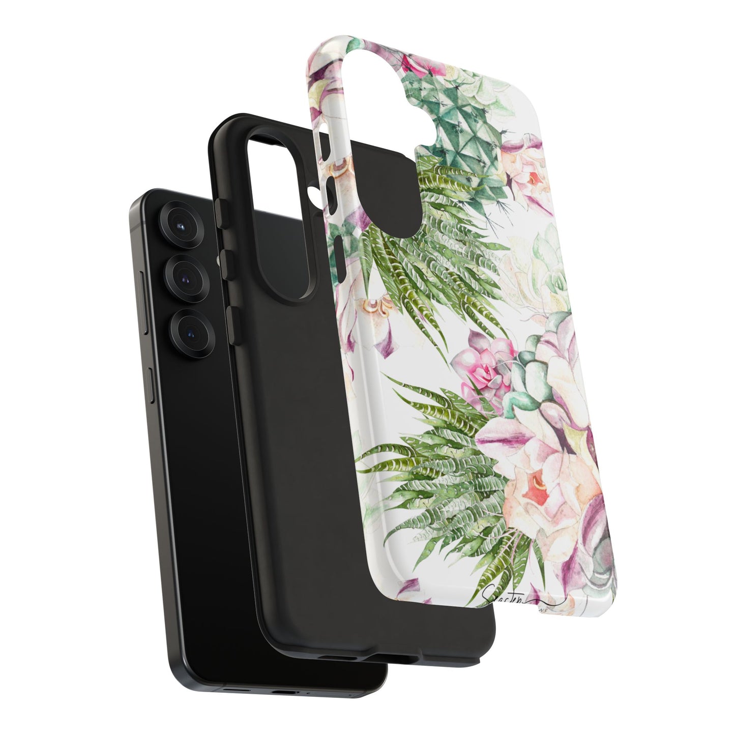 Succulent Floral Tough Phone Case