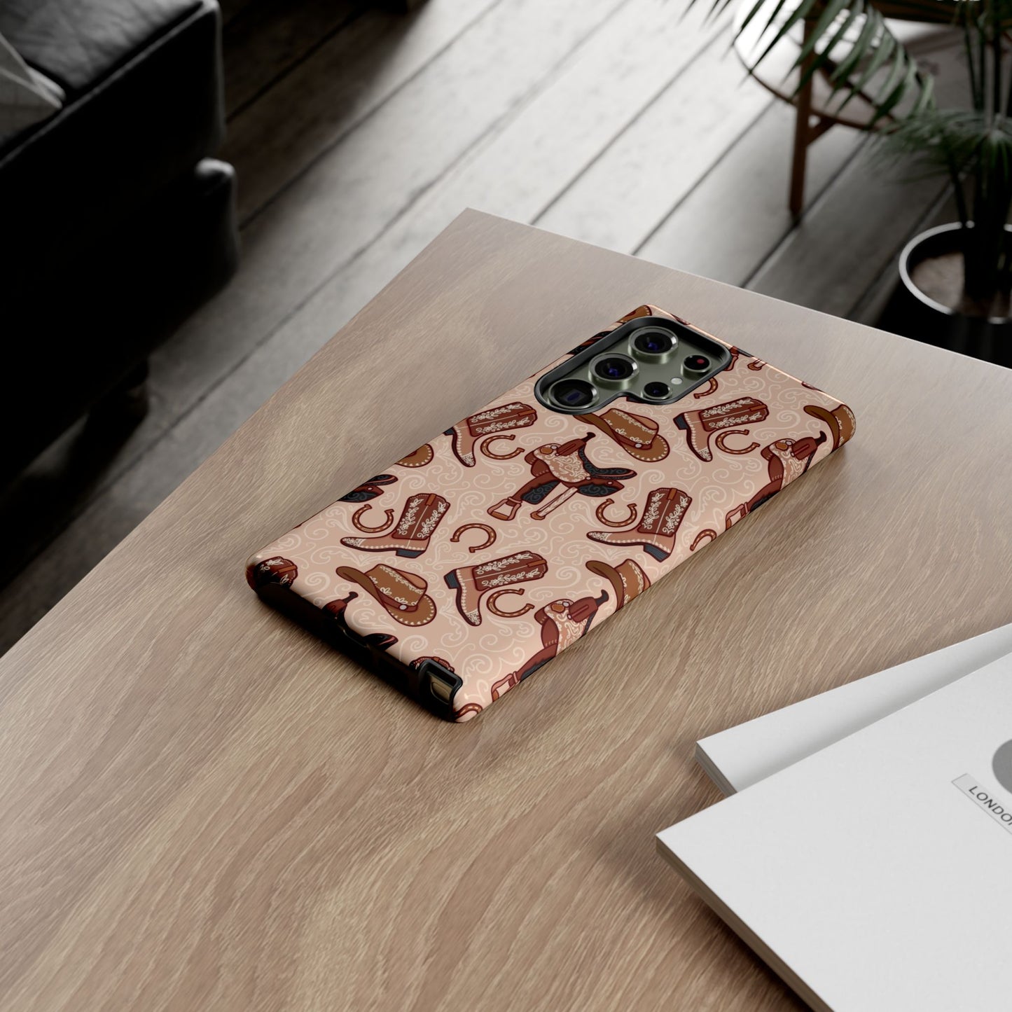 Western Cowboy Tough Phone Case