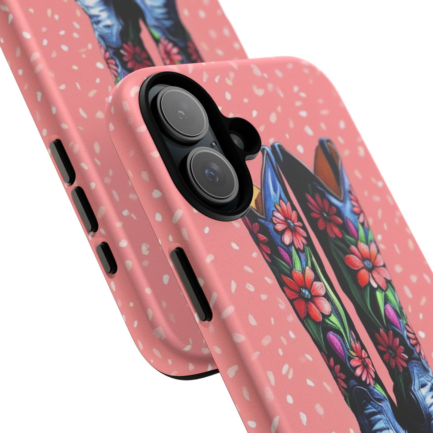 Flowered Cowboy Boots Tough Case