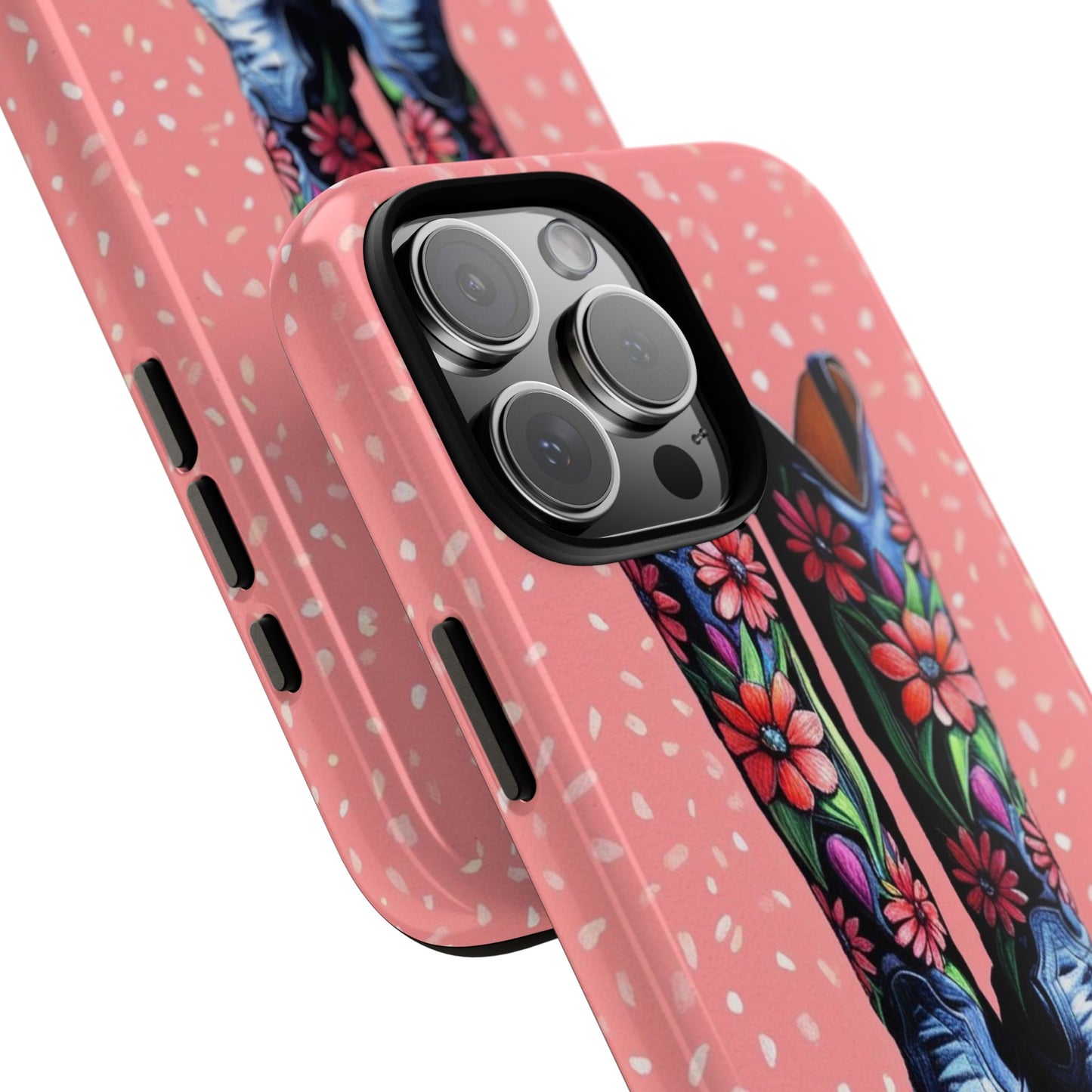 Flowered Cowboy Boots Tough Case