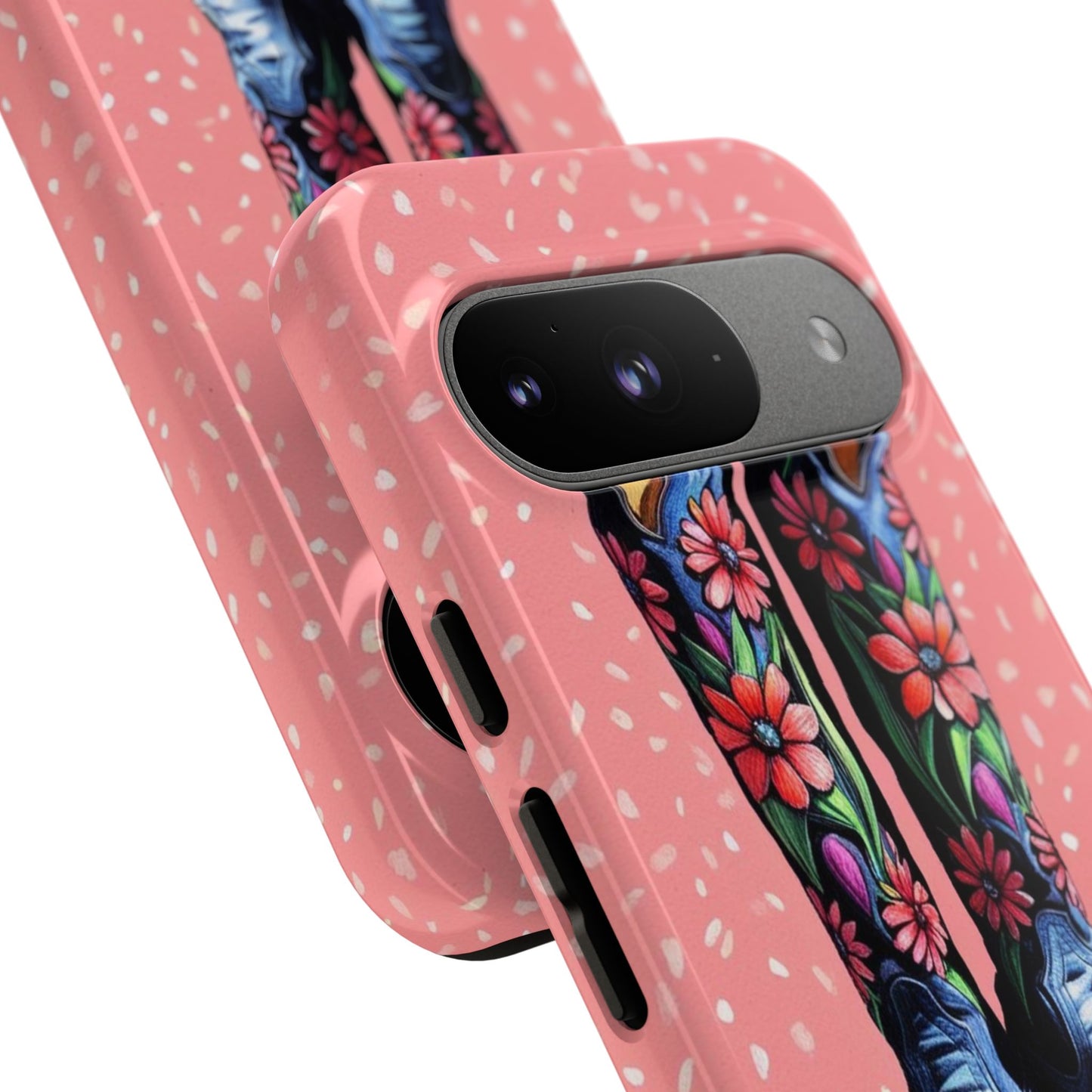 Flowered Cowboy Boots Tough Case