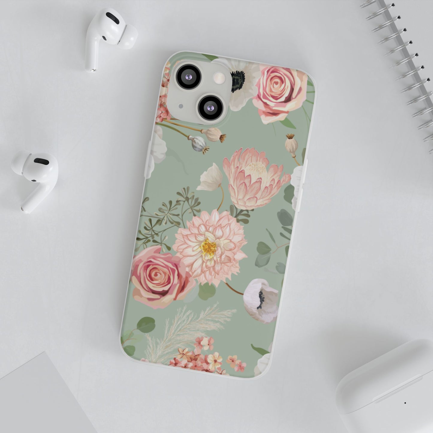 Pastel Floral Flexi Cases