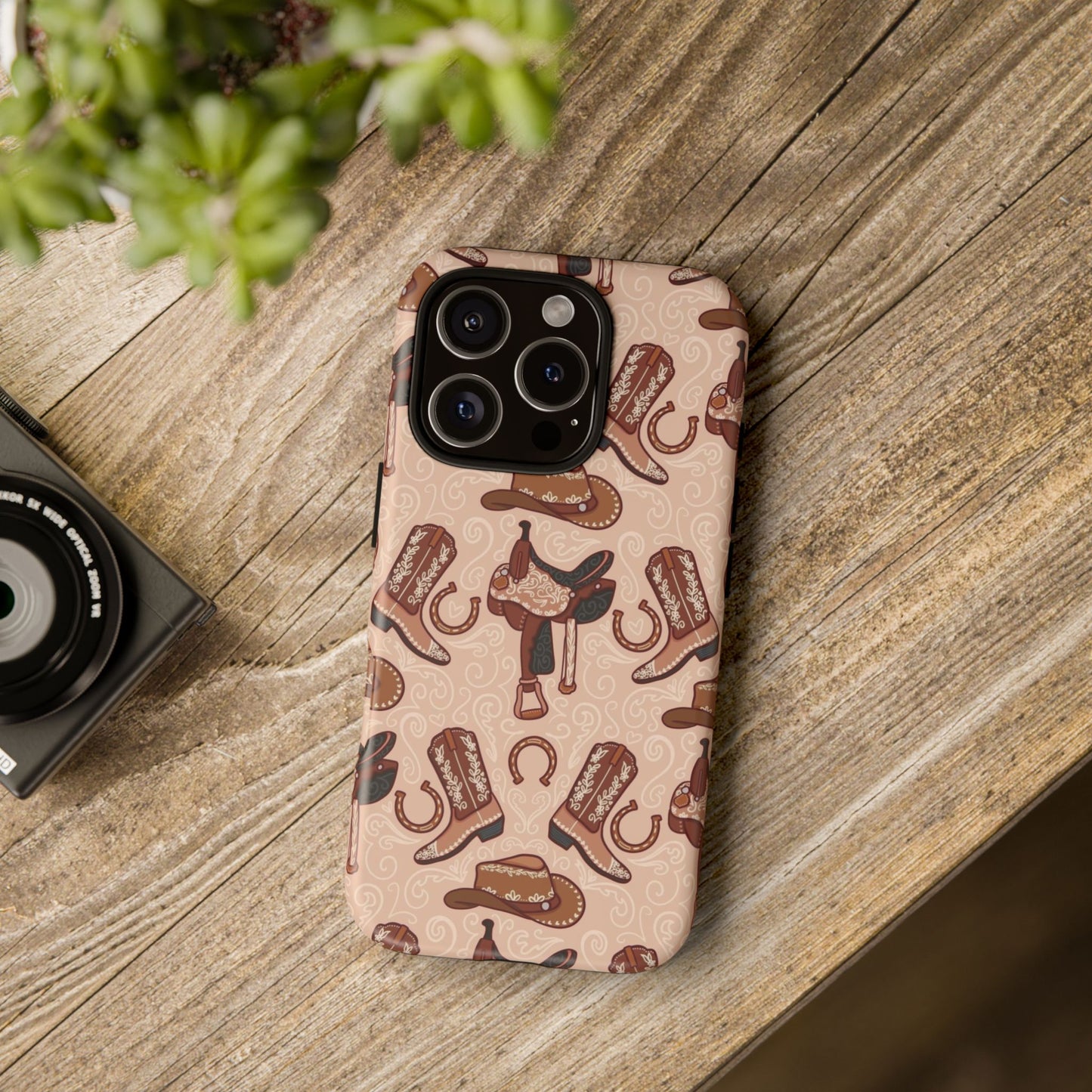 Western Cowboy Tough Phone Case