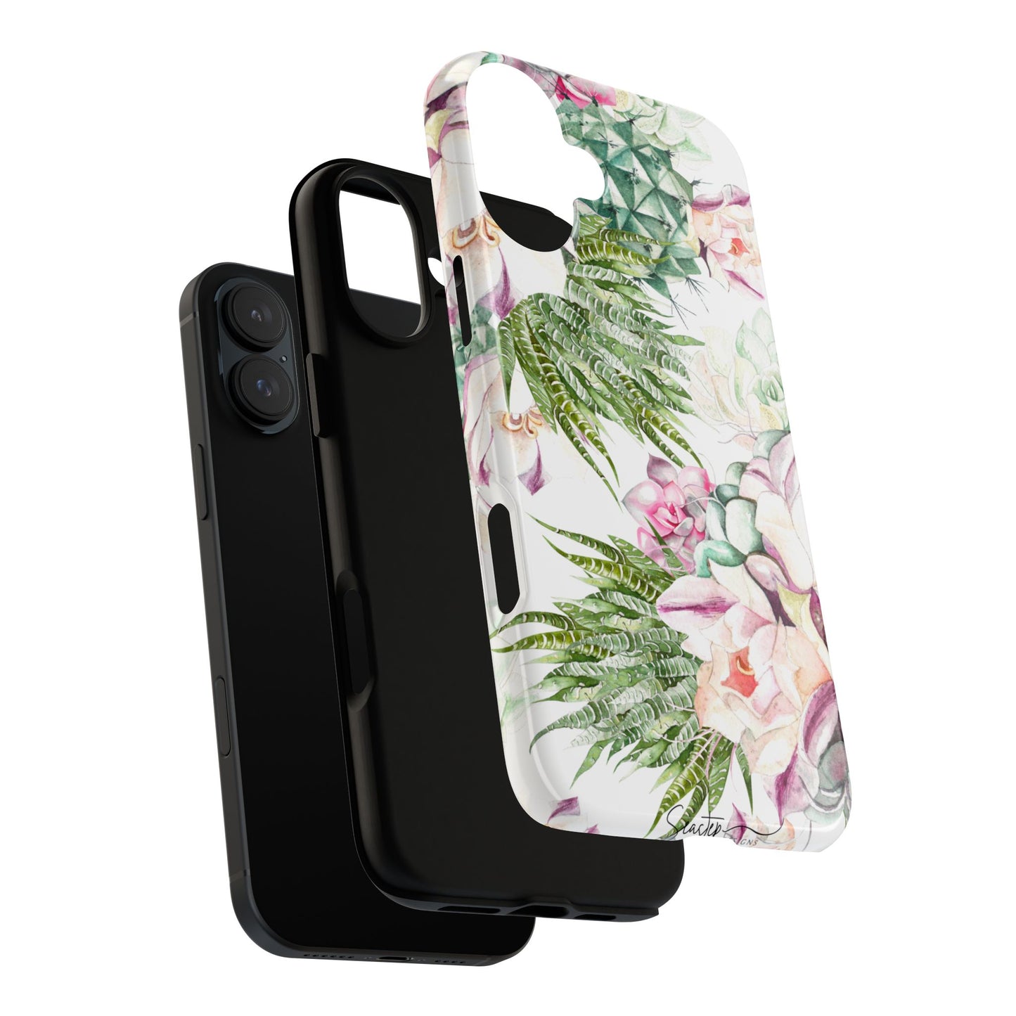 Succulent Floral Tough Phone Case