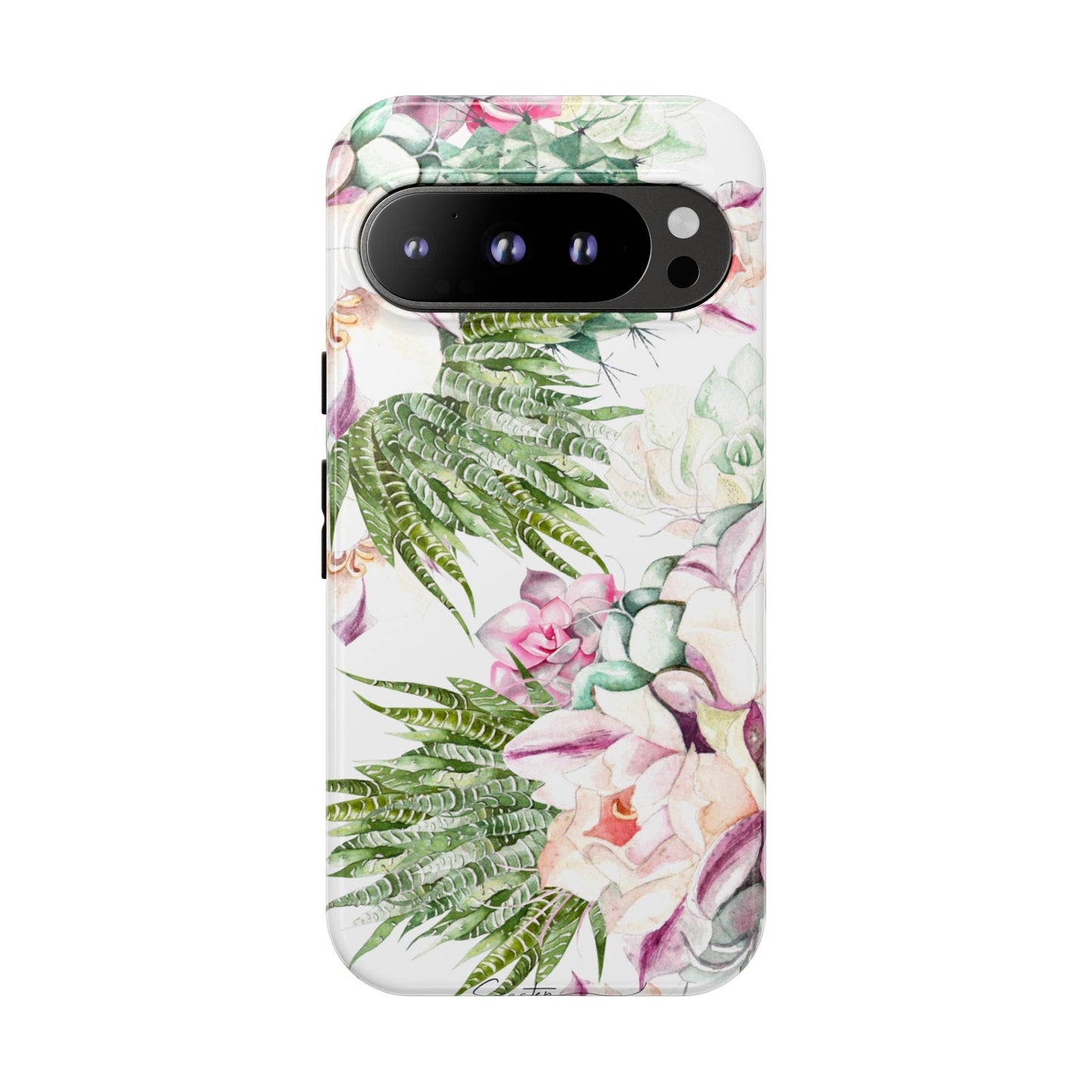Succulent Floral Tough Phone Case