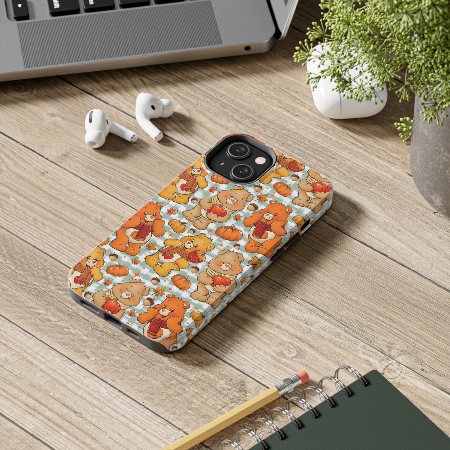 Fall Care bear Tough Phone Cases