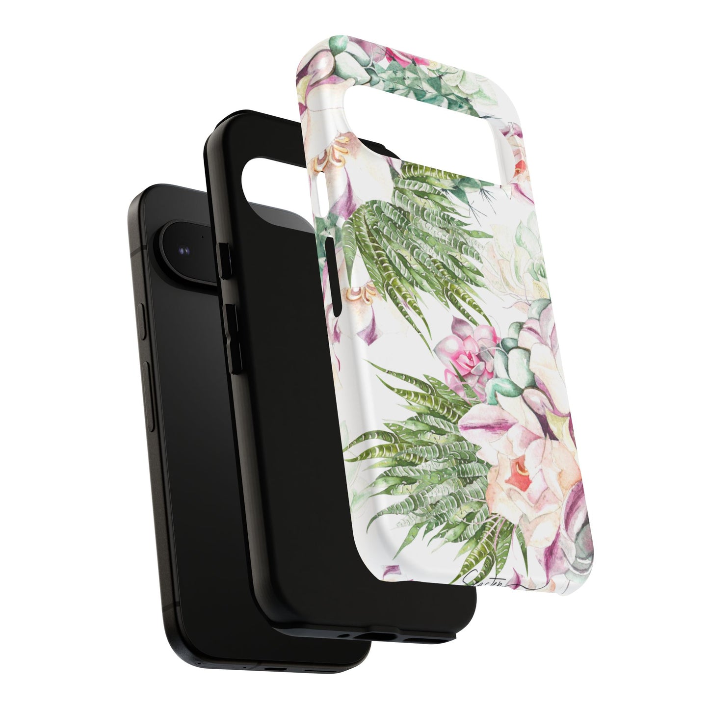 Succulent Floral Tough Phone Case