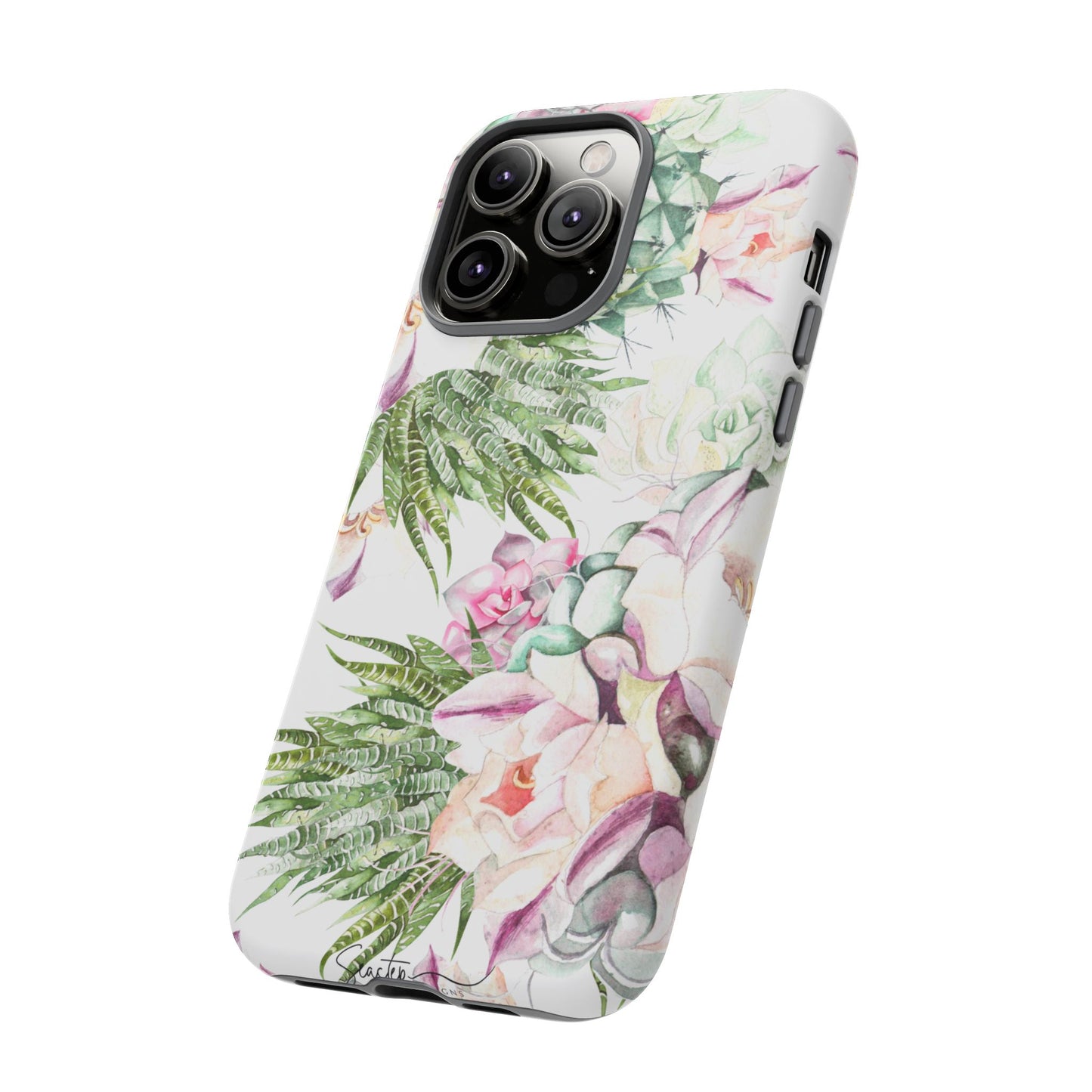 Succulent Floral Tough Phone Case