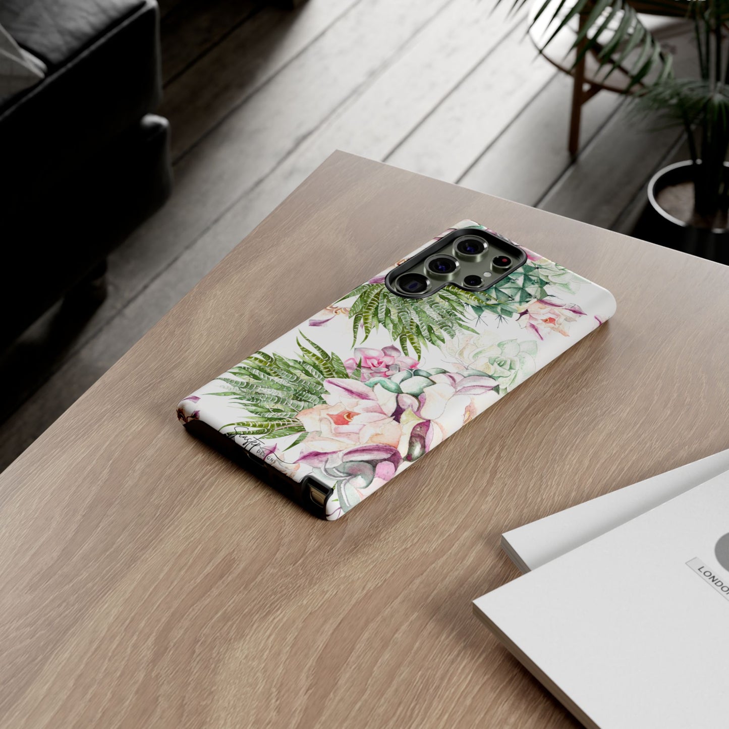 Succulent Floral Tough Phone Case