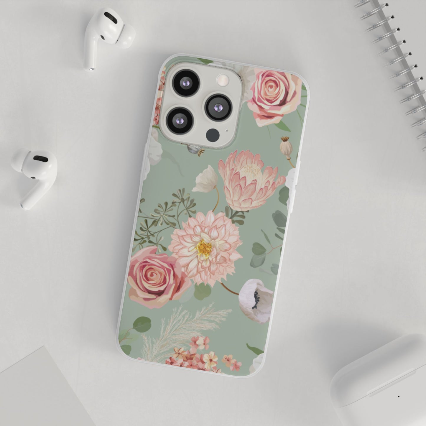 Pastel Floral Flexi Cases