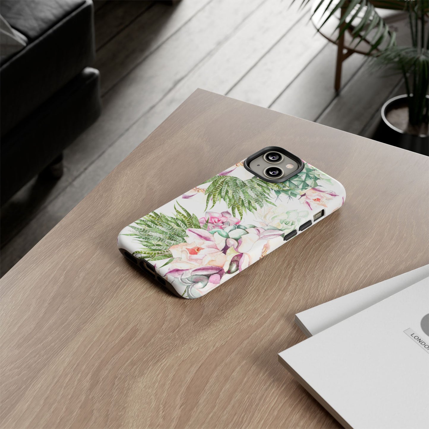 Succulent Floral Tough Phone Case