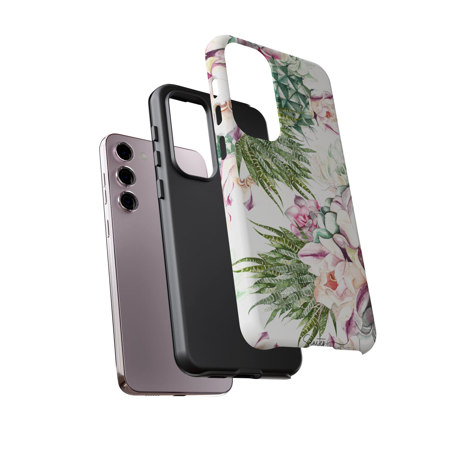 Succulent Floral Tough Phone Case