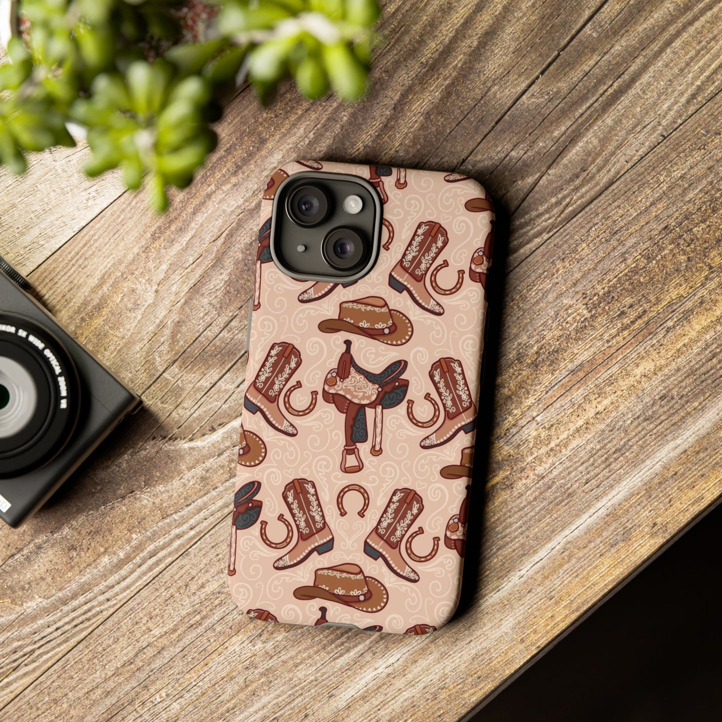 Western Cowboy Tough Phone Case