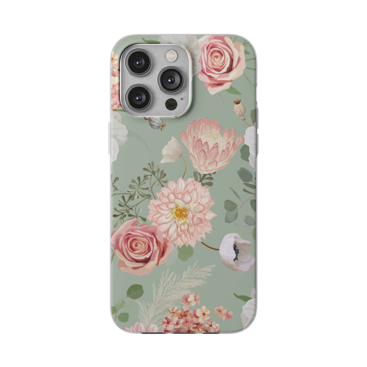 Pastel Floral Flexi Cases