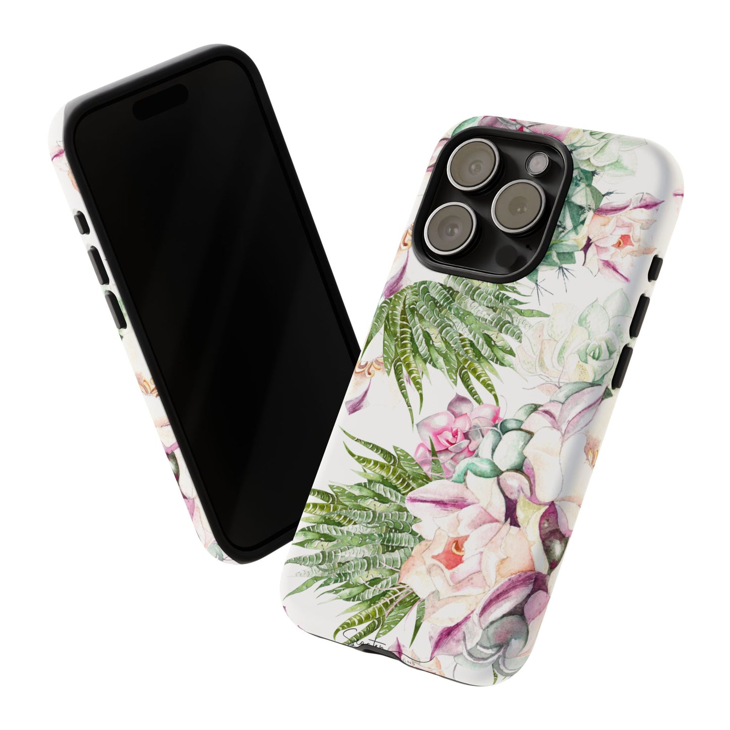 Succulent Floral Tough Phone Case