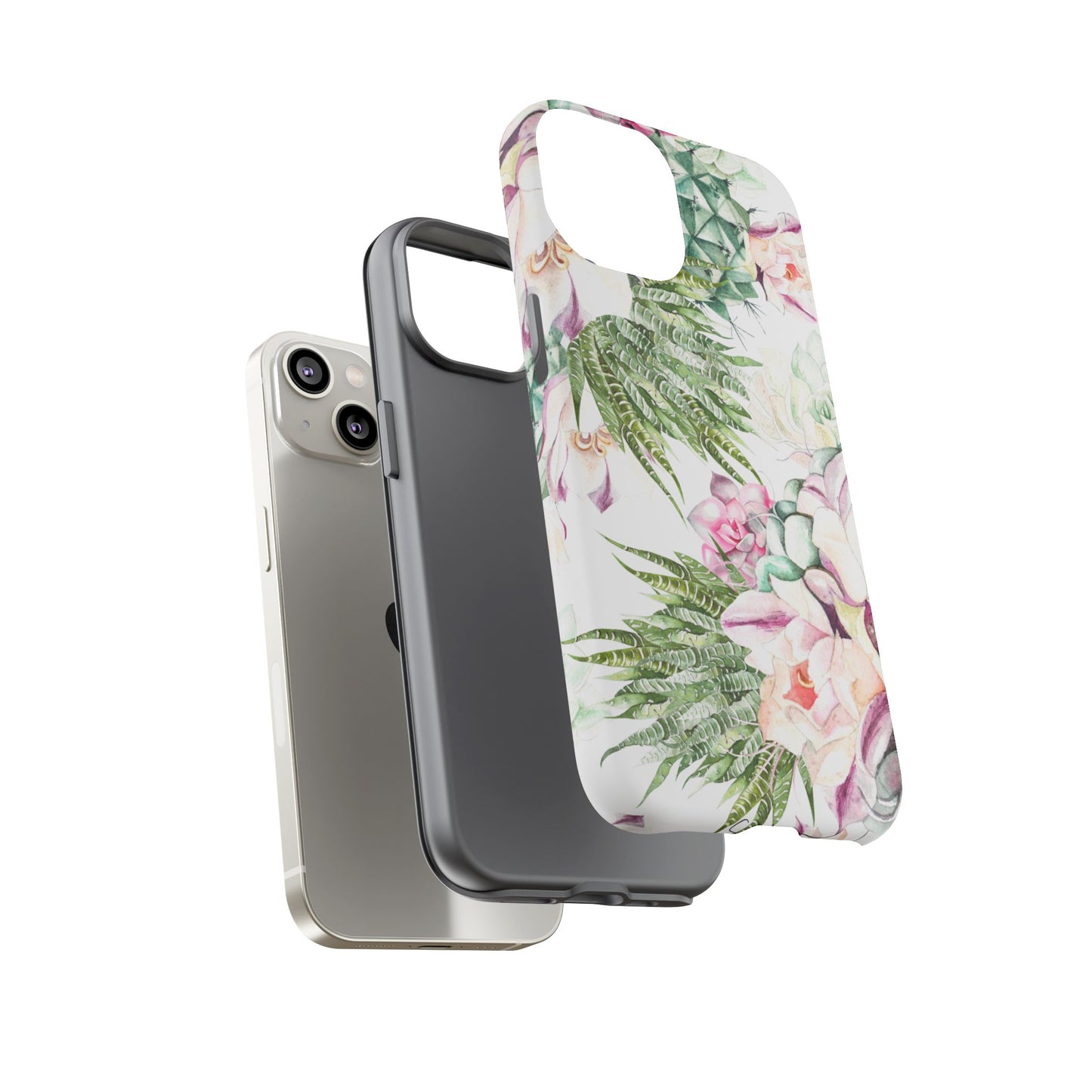 Succulent Floral Tough Phone Case