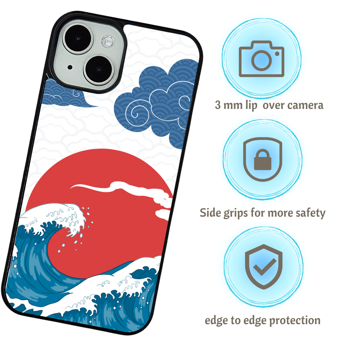 Blue Wave Phone Case