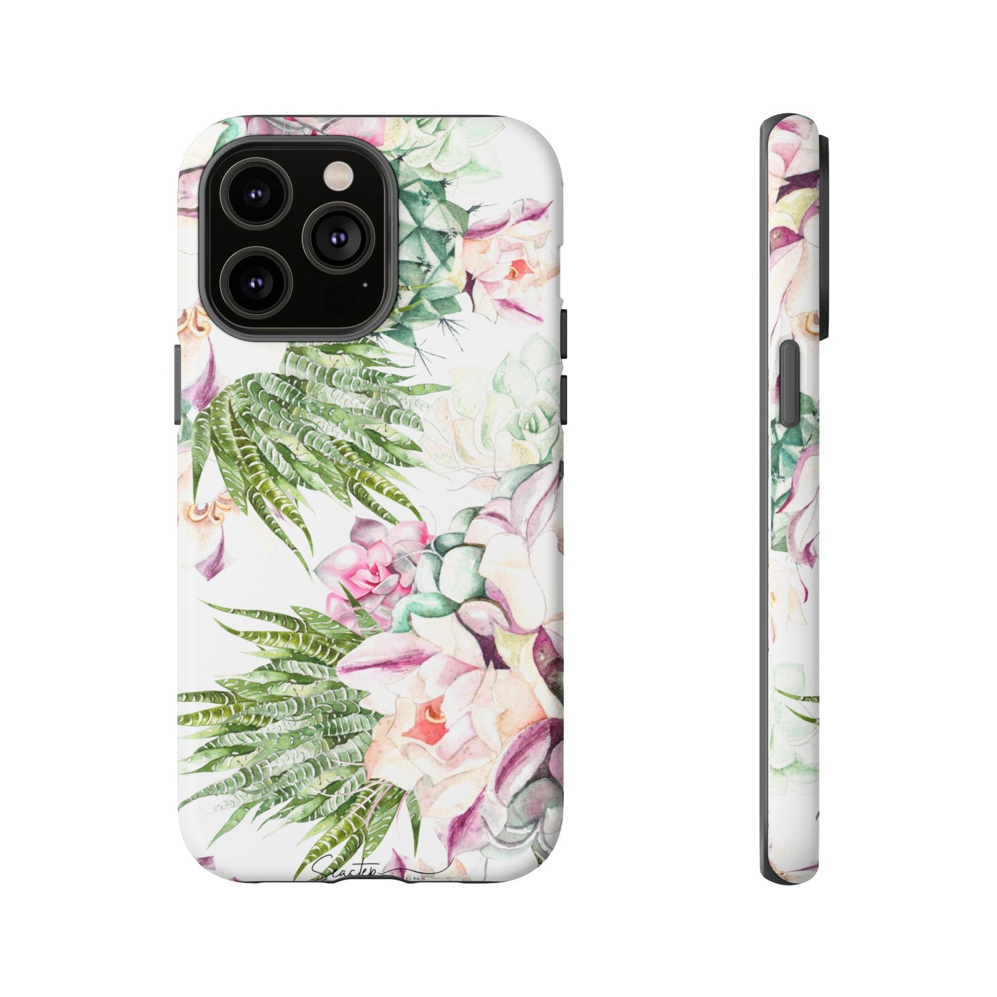 Succulent Floral Tough Phone Case