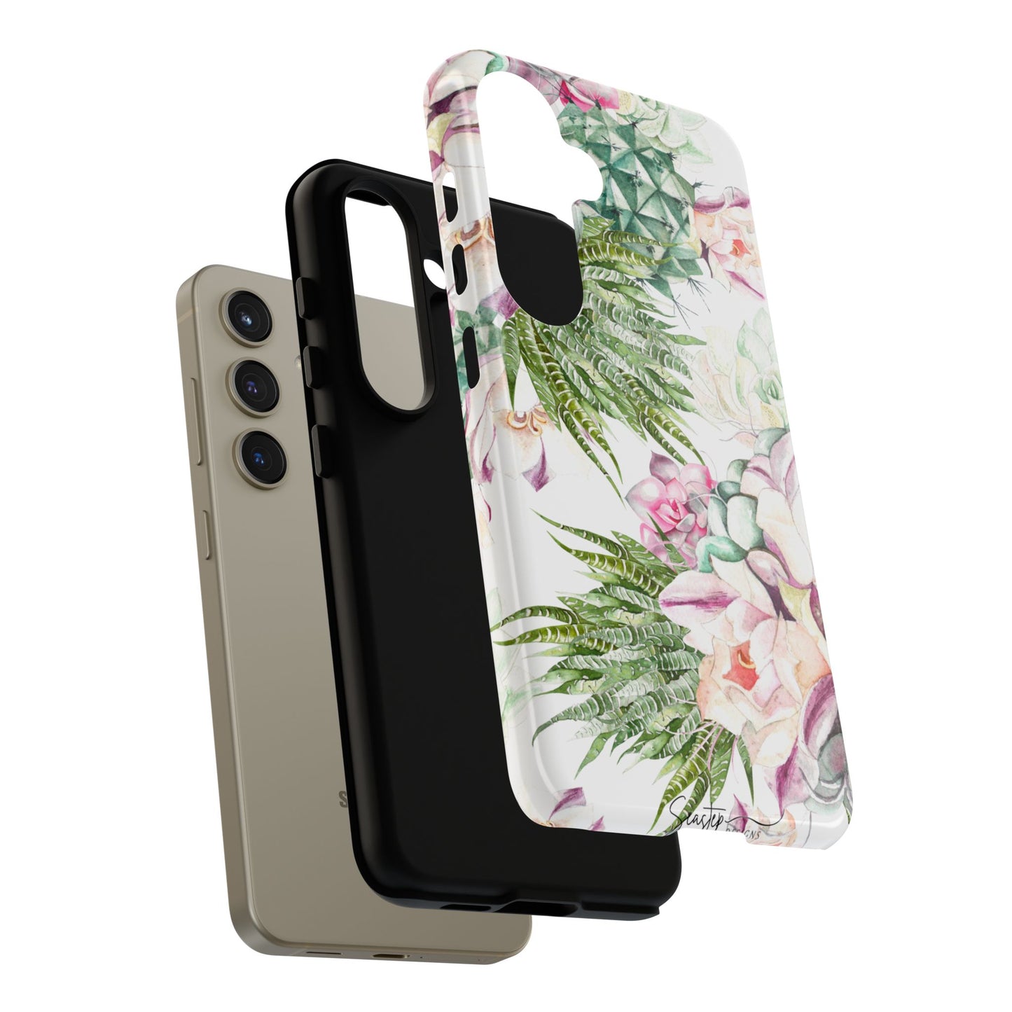Succulent Floral Tough Phone Case