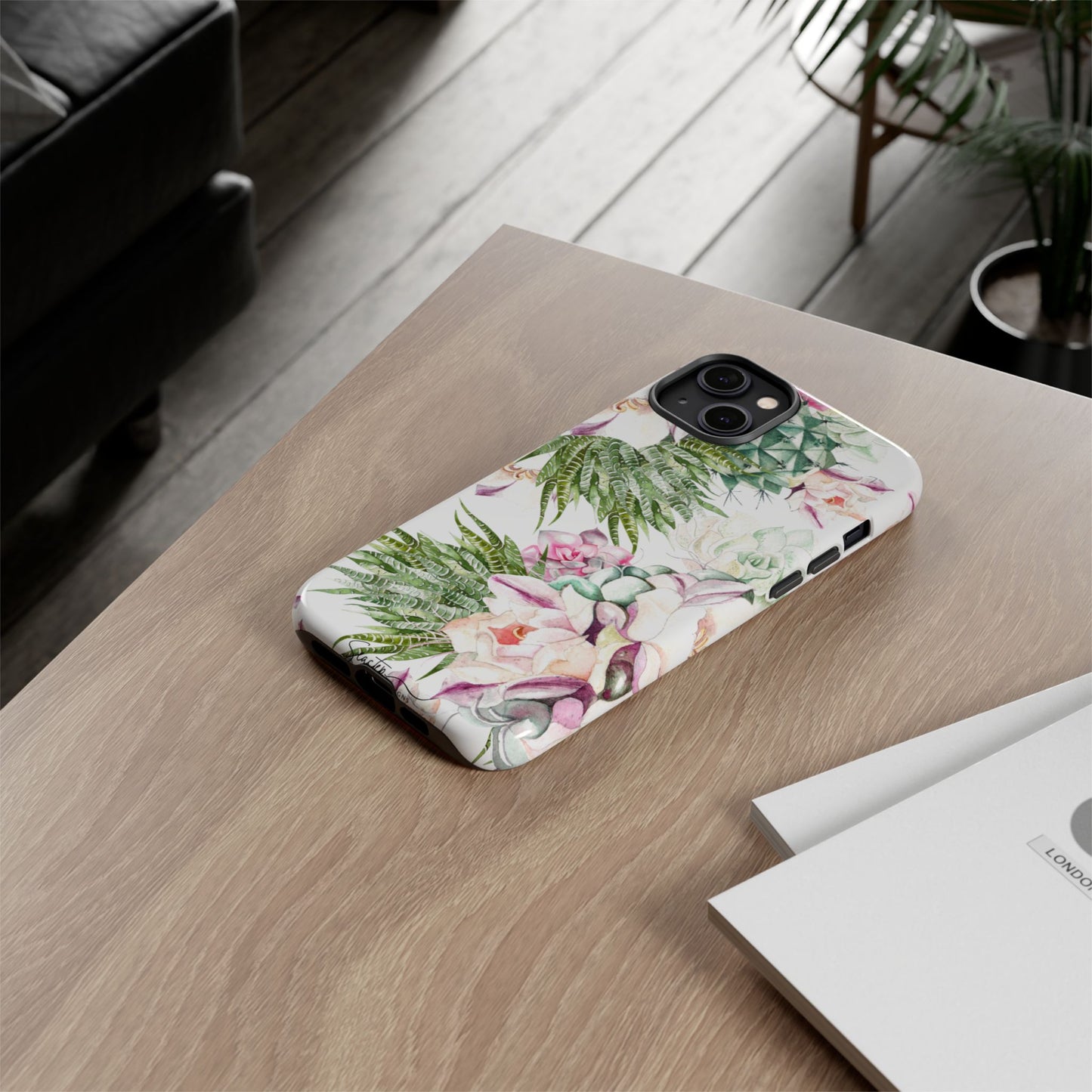 Succulent Floral Tough Phone Case
