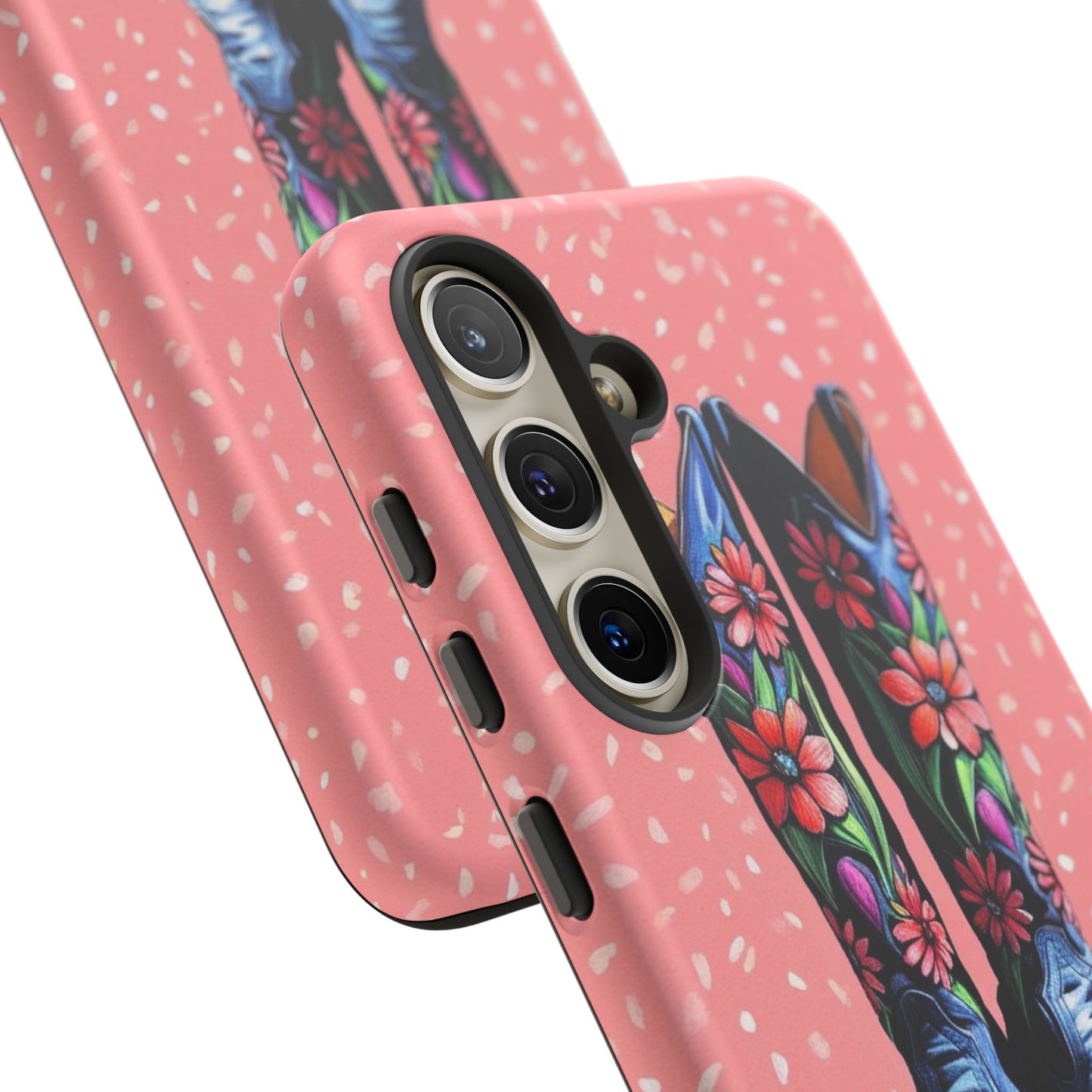 Flowered Cowboy Boots Tough Case