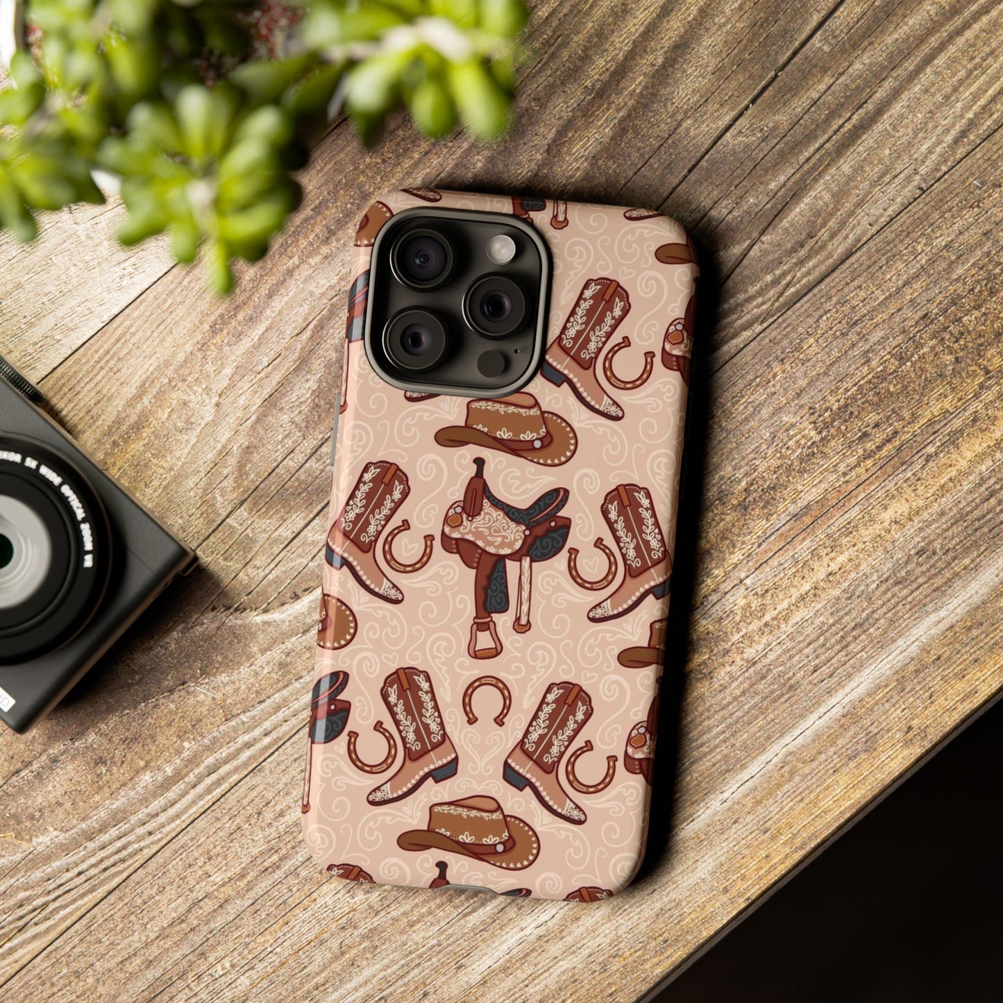 Western Cowboy Tough Phone Case