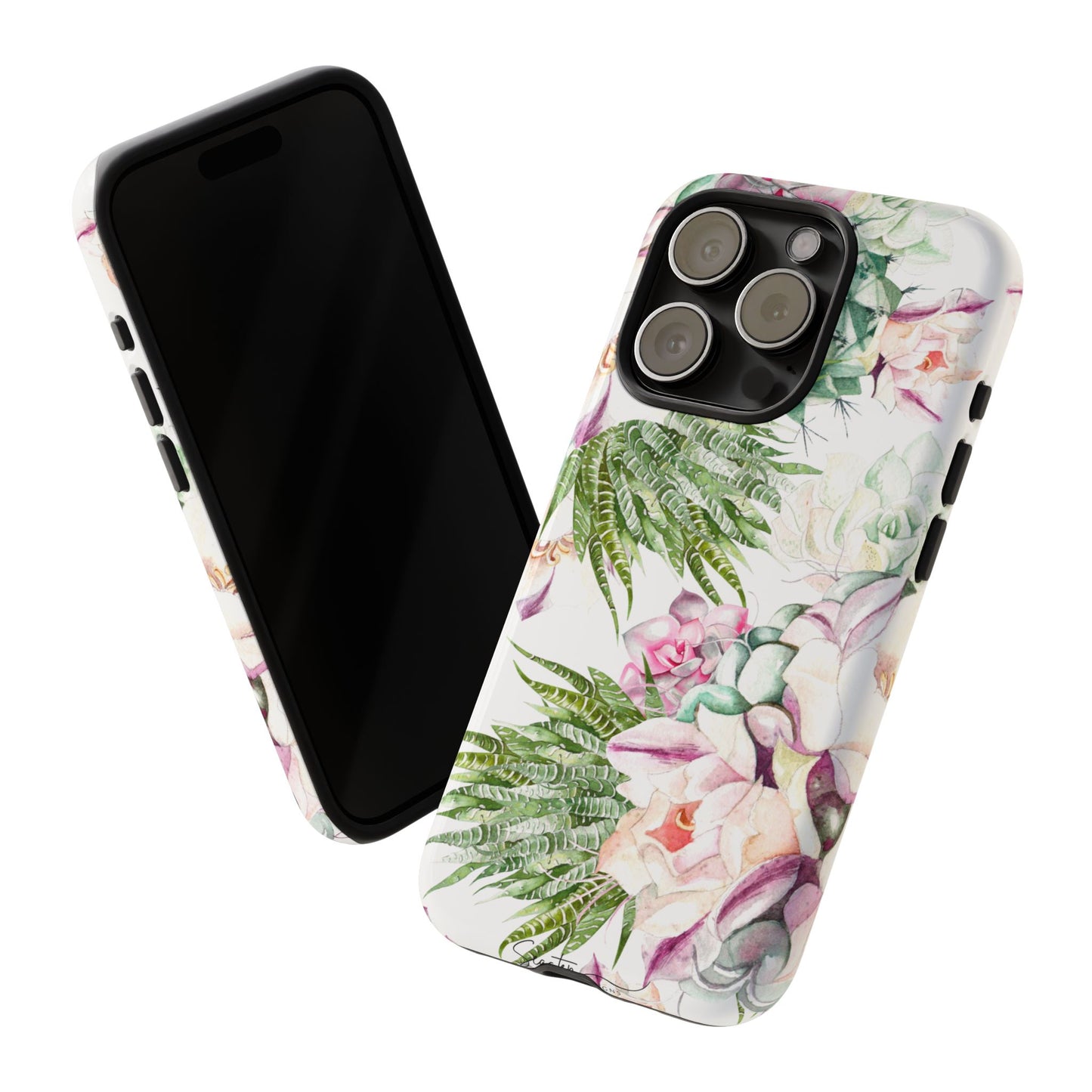 Succulent Floral Tough Phone Case