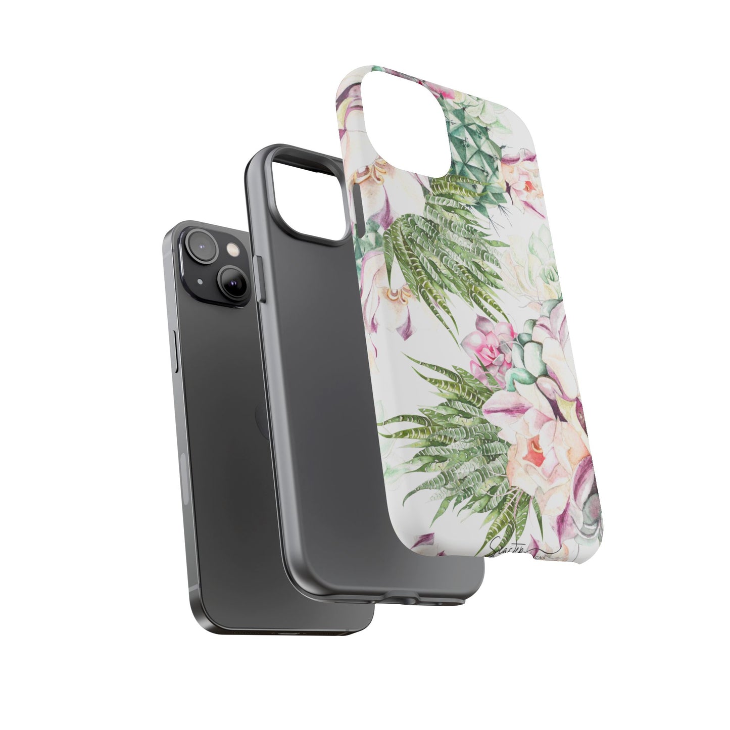 Succulent Floral Tough Phone Case