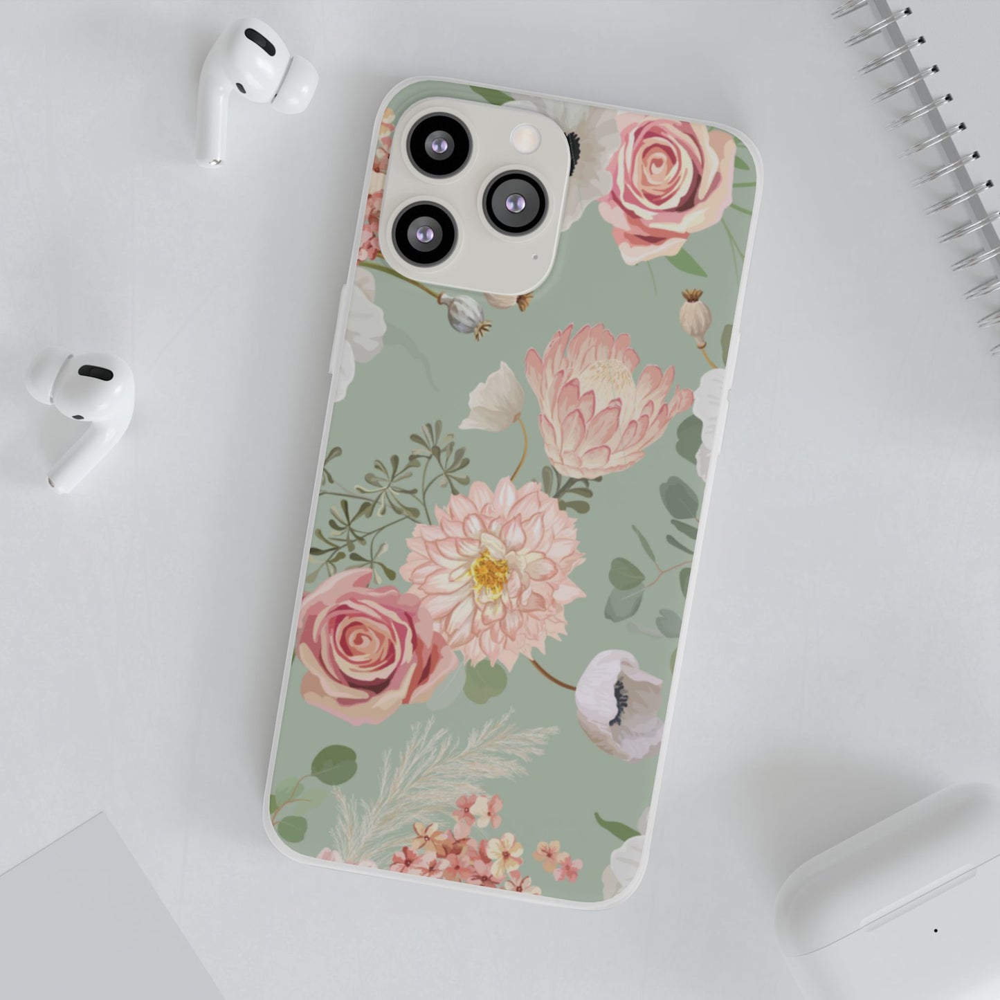 Pastel Floral Flexi Cases