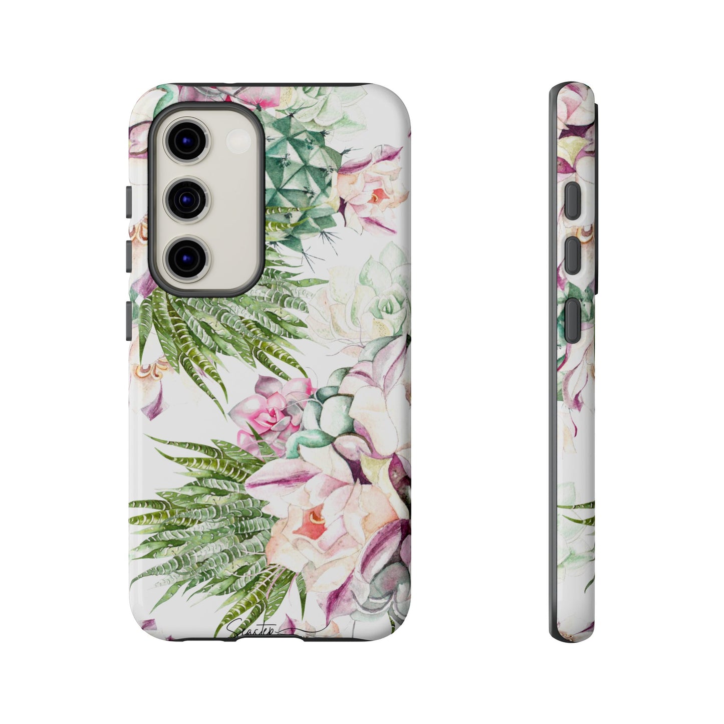 Succulent Floral Tough Phone Case