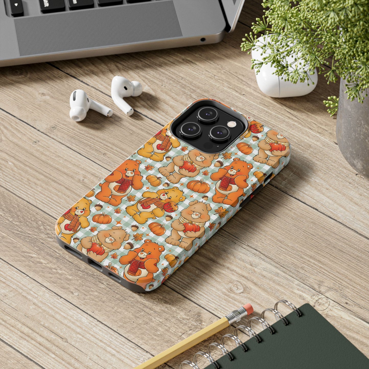 Fall Care bear Tough Phone Cases