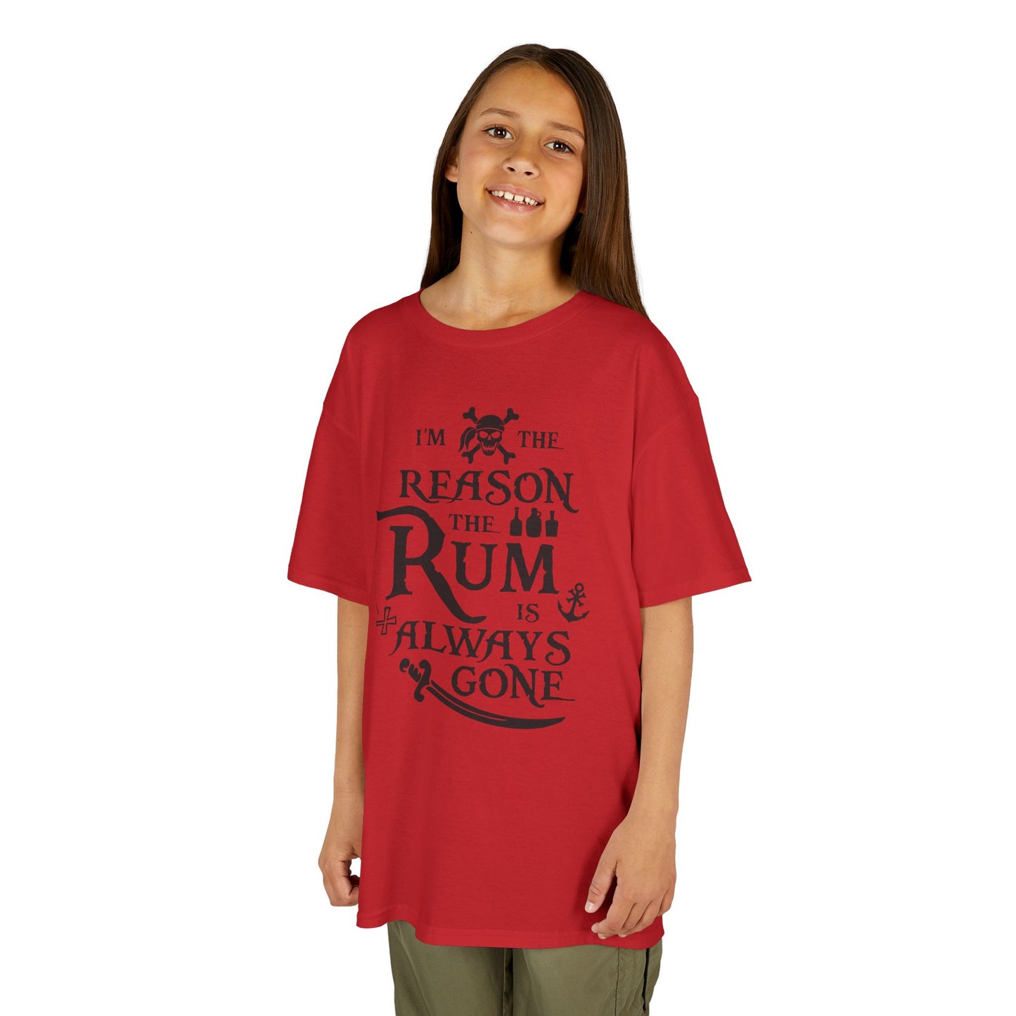 I'm the Reason the Rum is Always Gone Kids Tee Shirt