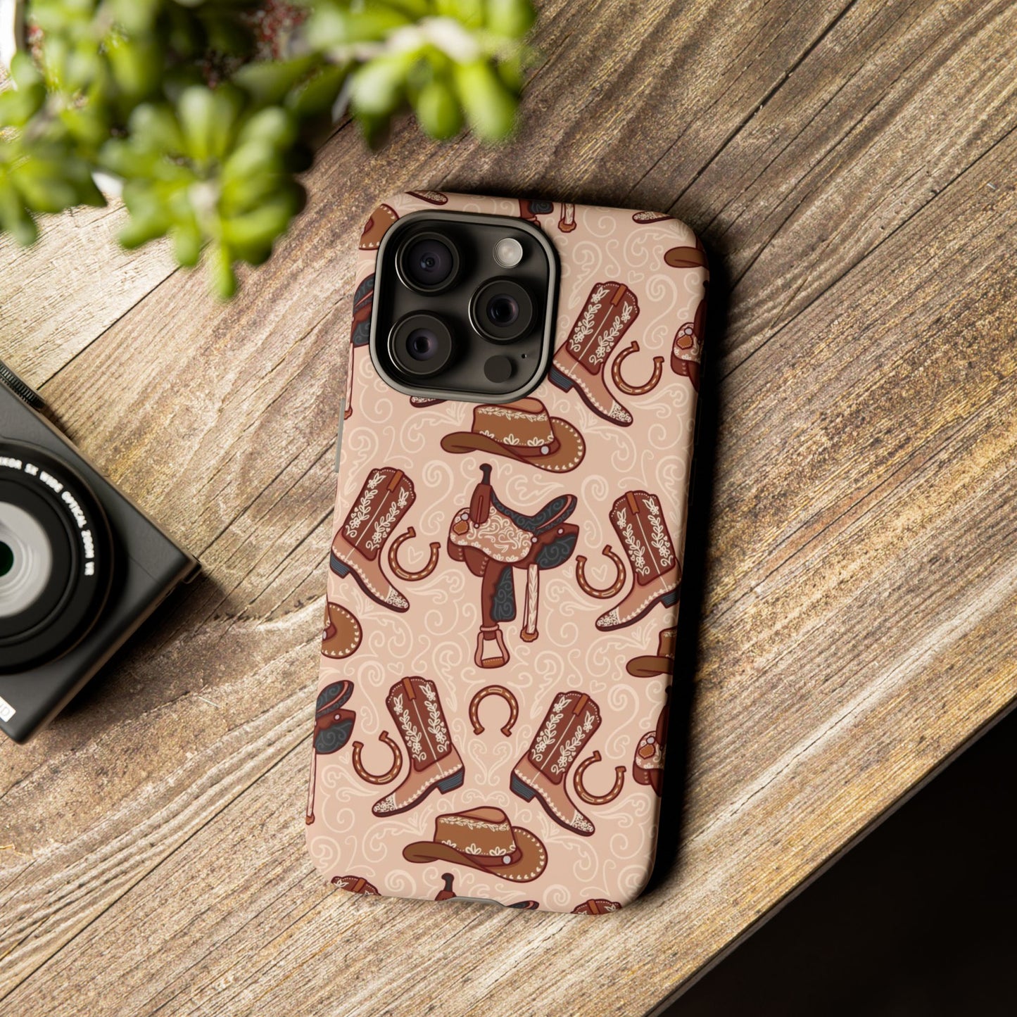 Western Cowboy Tough Phone Case