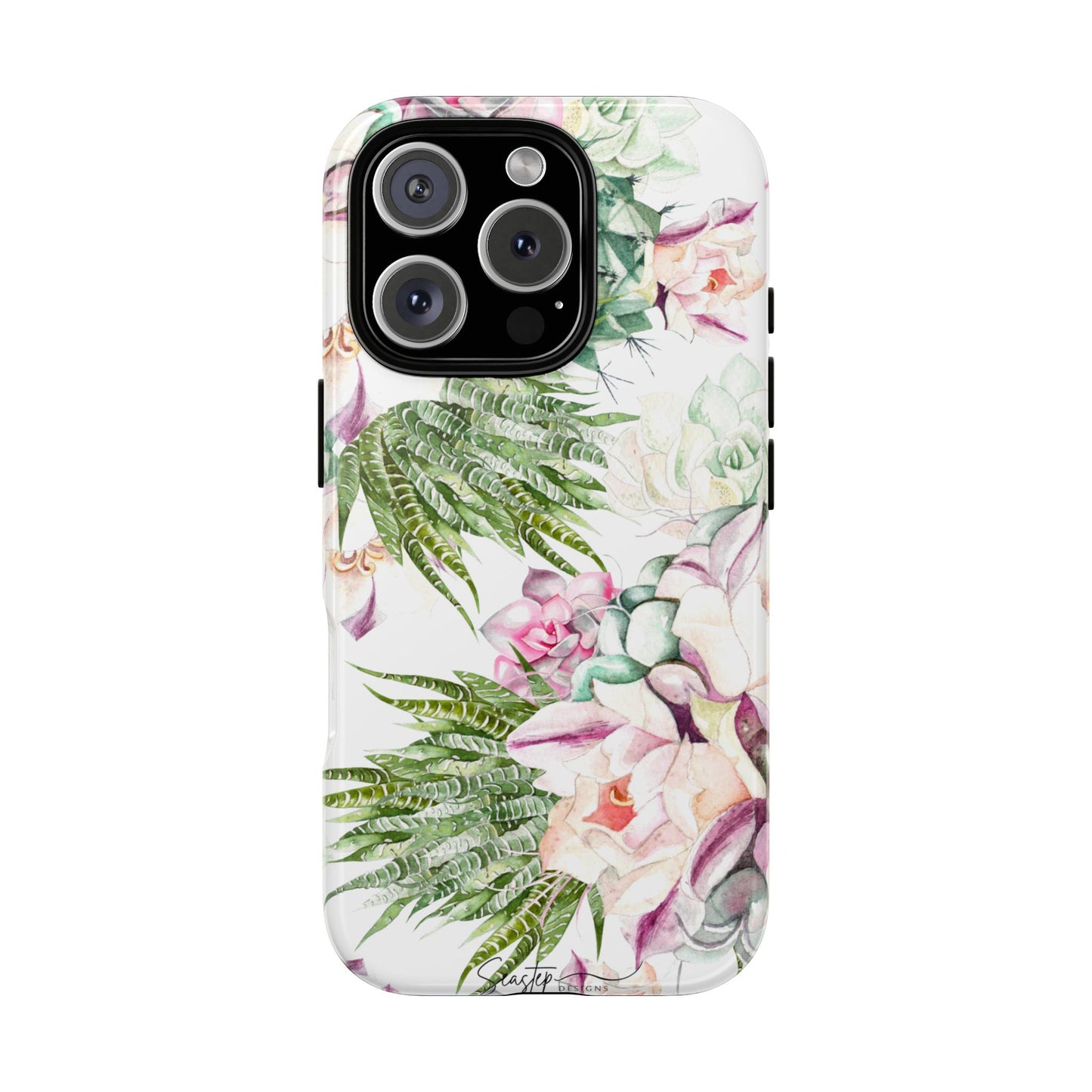 Succulent Floral Tough Phone Case