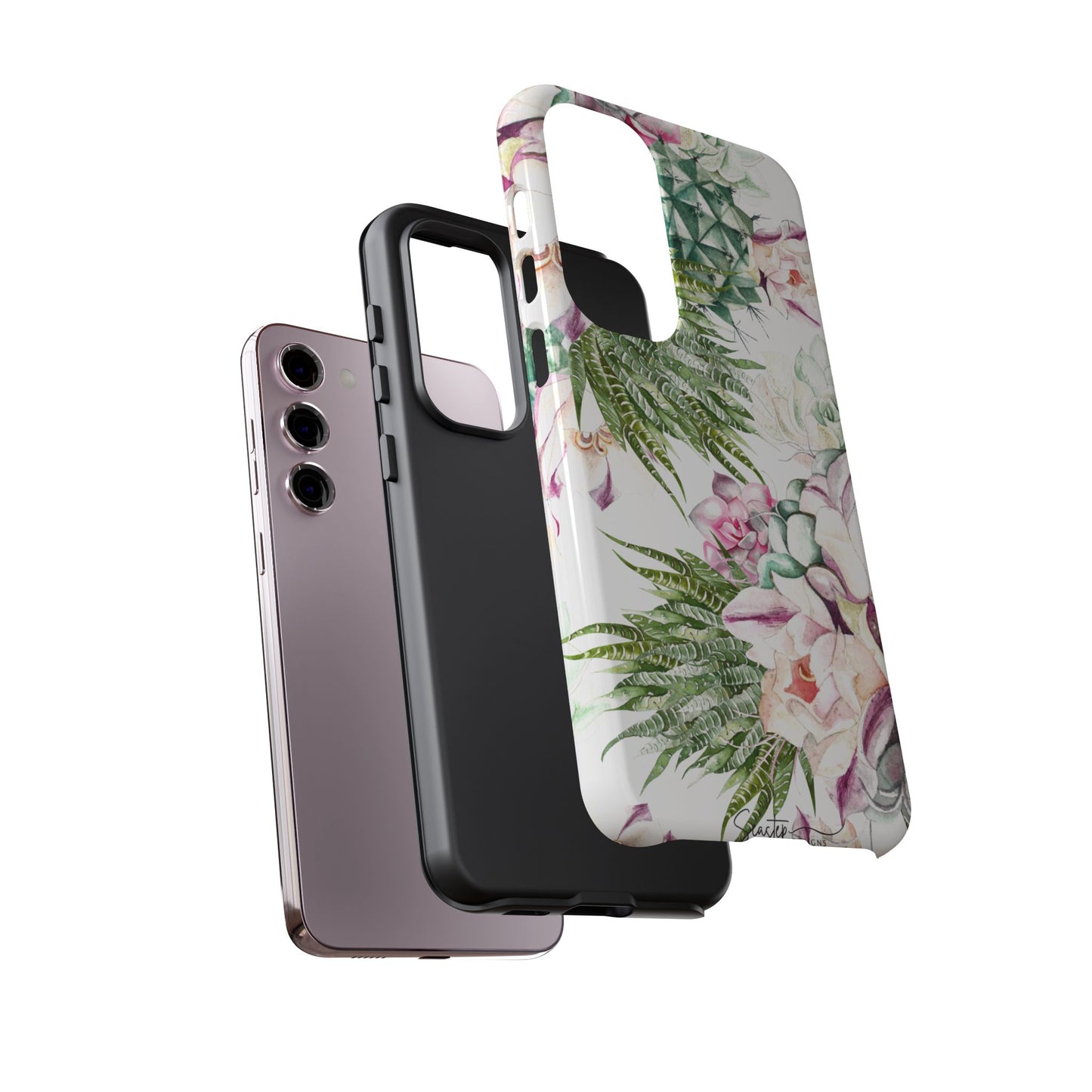 Succulent Floral Tough Phone Case