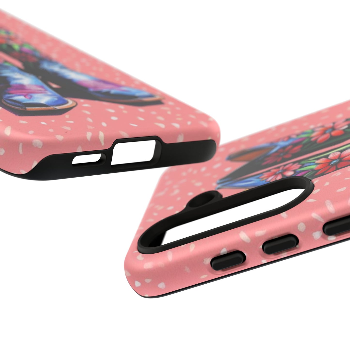 Flowered Cowboy Boots Tough Case
