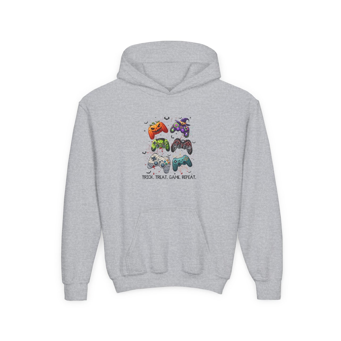 Trick. Treat. Game. Repeat Youth Hoodie