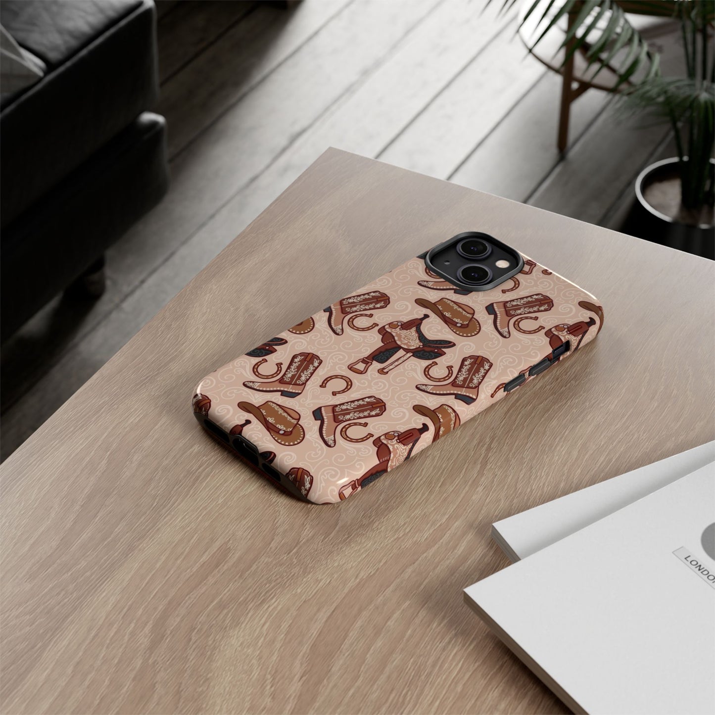 Western Cowboy Tough Phone Case