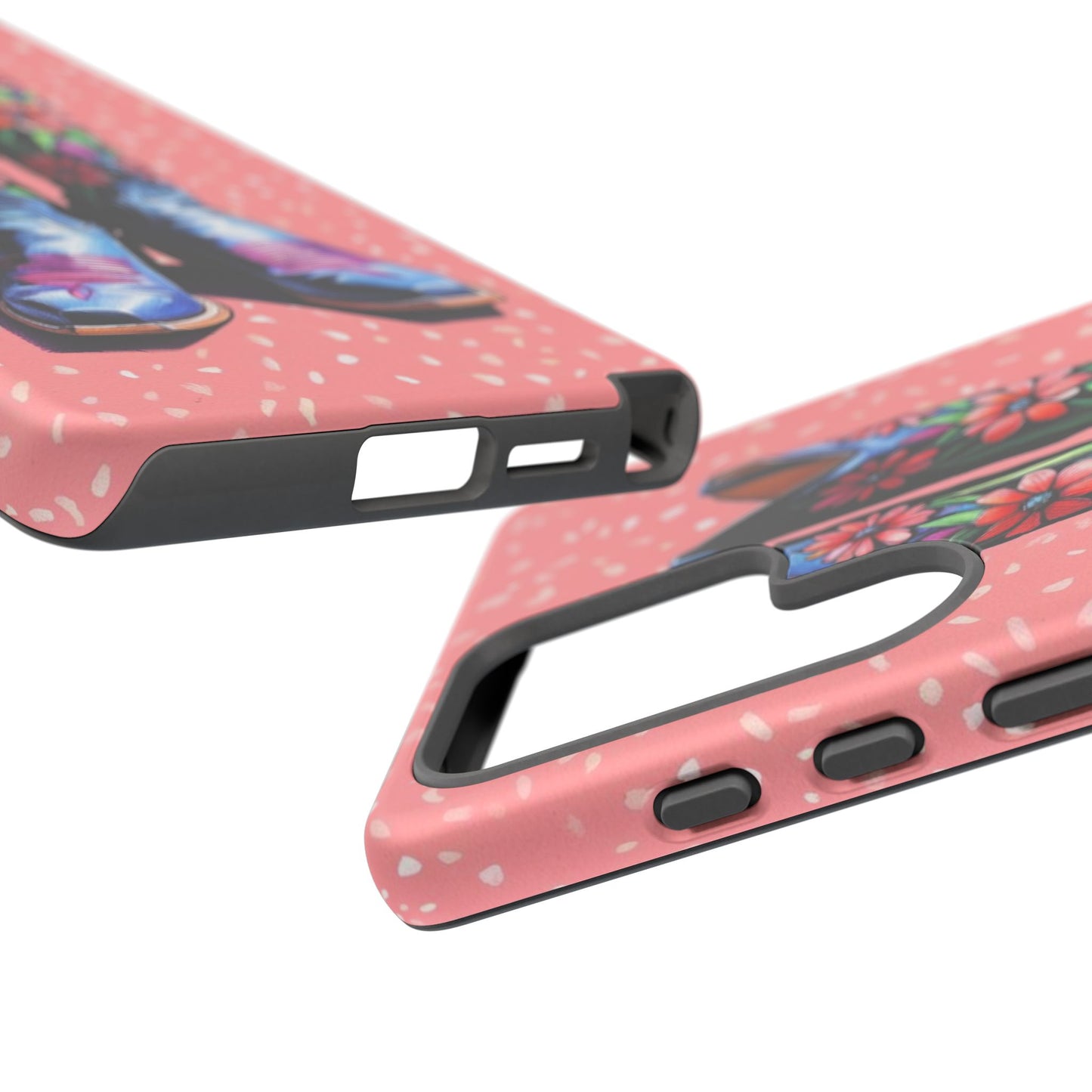 Flowered Cowboy Boots Tough Case