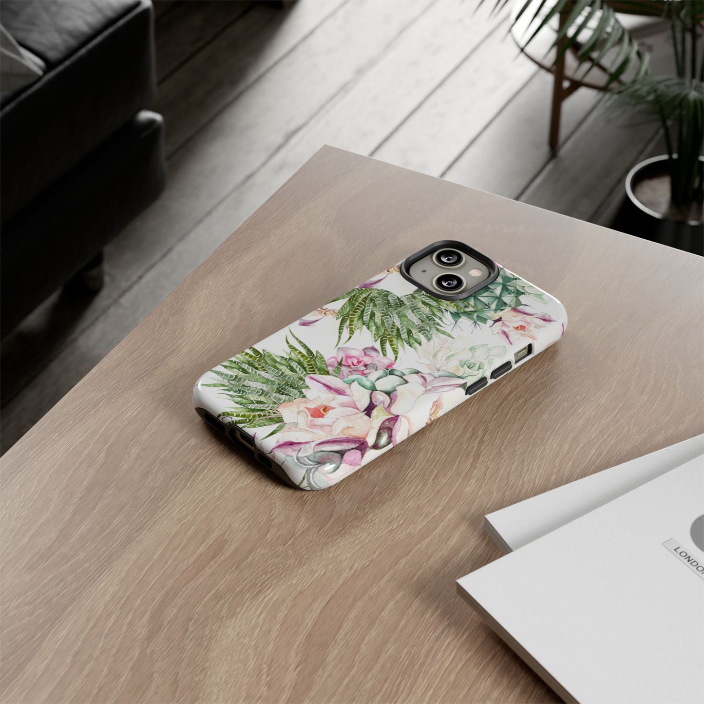 Succulent Floral Tough Phone Case